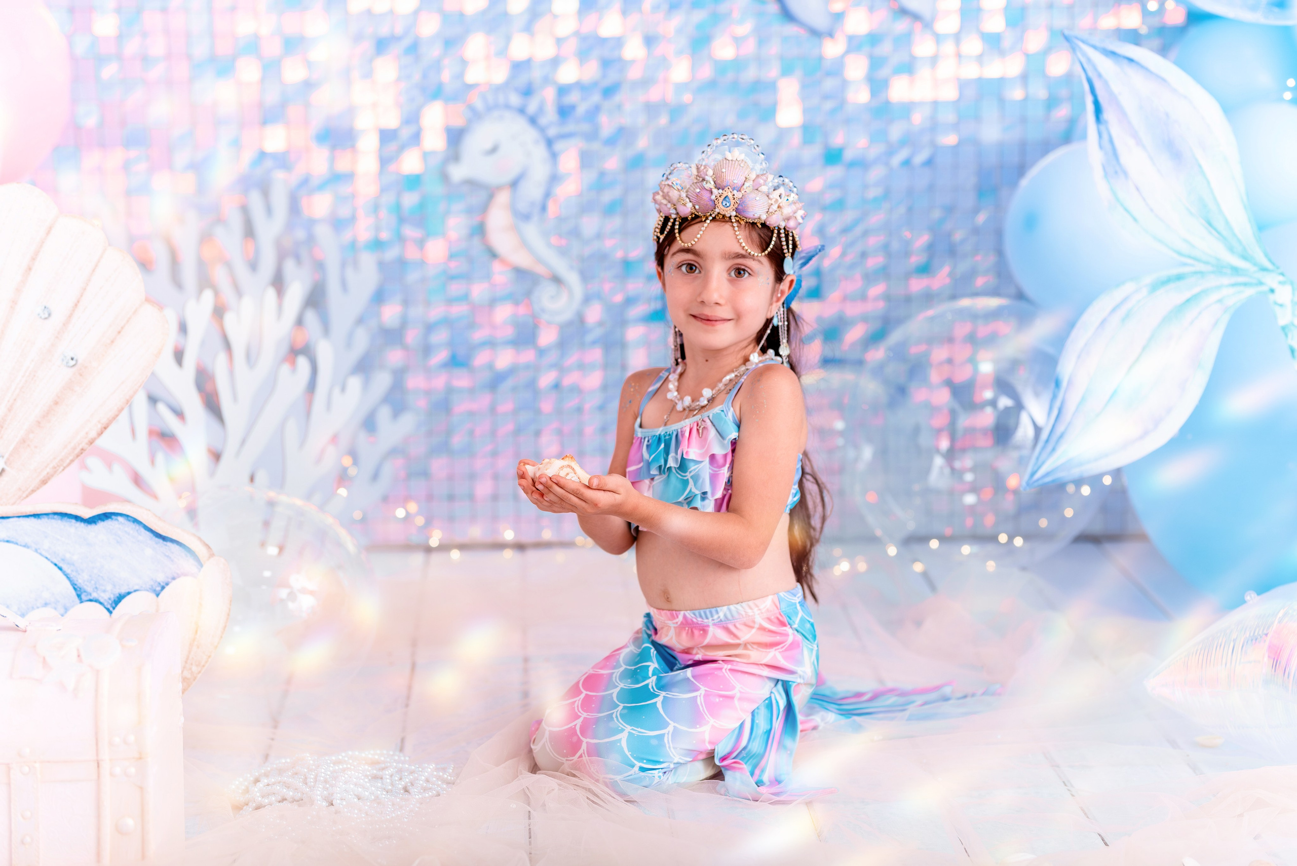 Детский фотопроект «Русалочка» в Сочи. Детский студийный фотограф Сочи