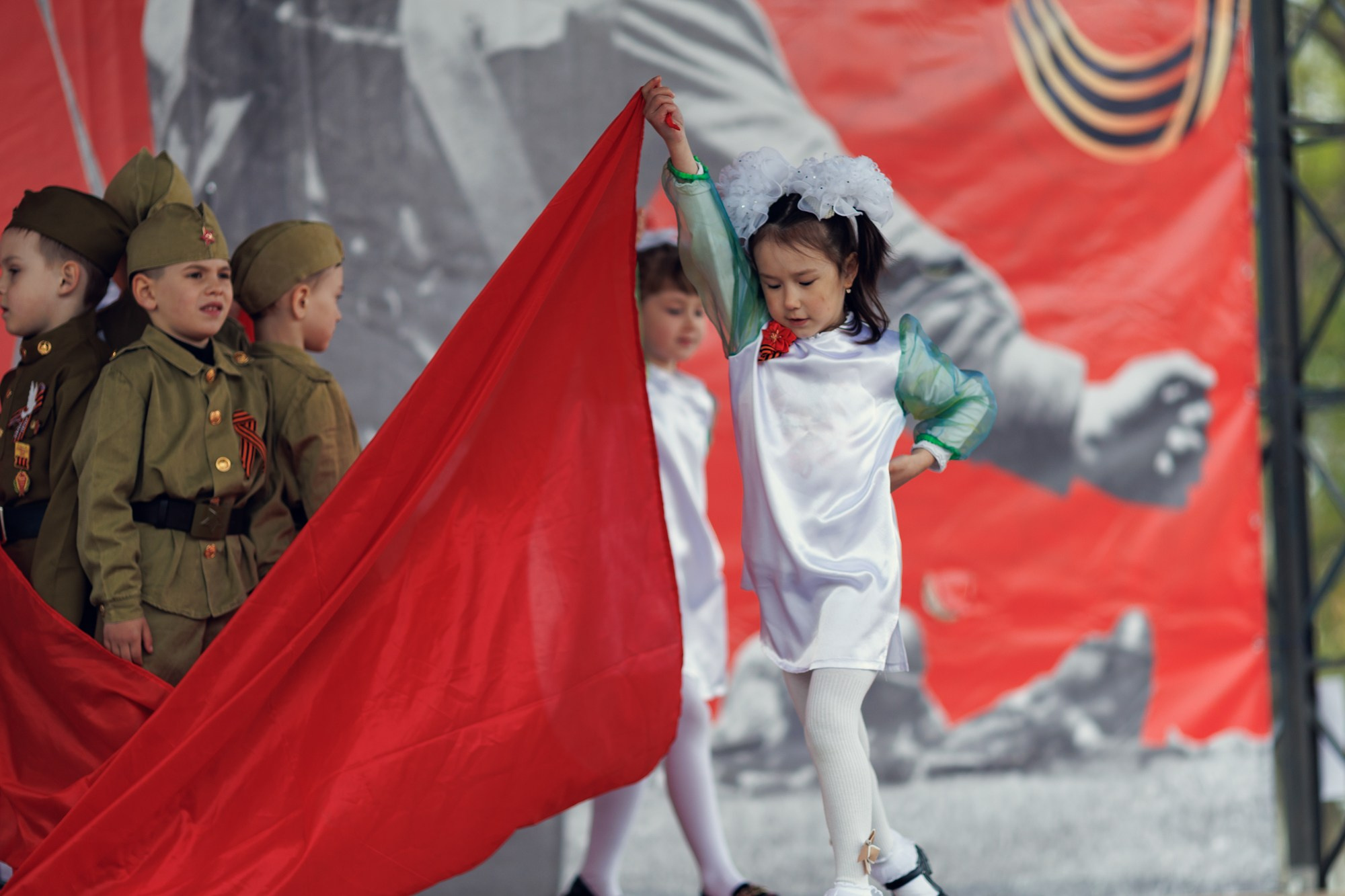 Празднование 80-летия победы над фашизмом. Славянка. Приморский край. Андрей Кровлин — фотограф в Славянке