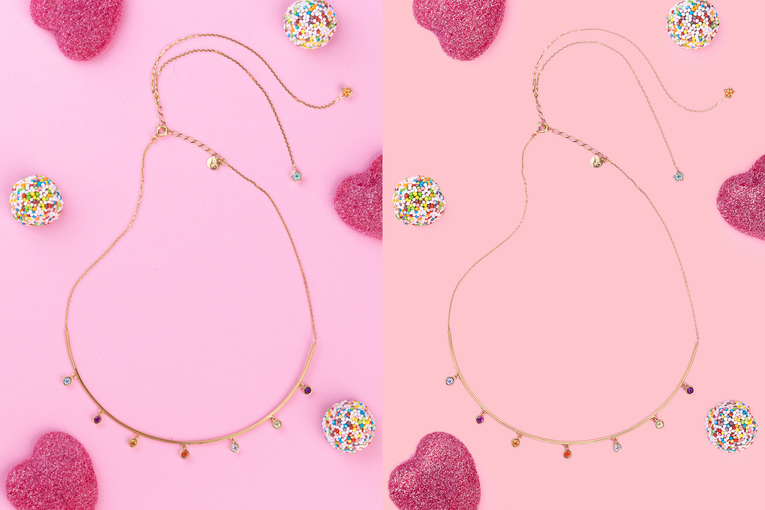 Профессиональная ретушь фотографий украшений на шею и браслетов | Студия SVITHART