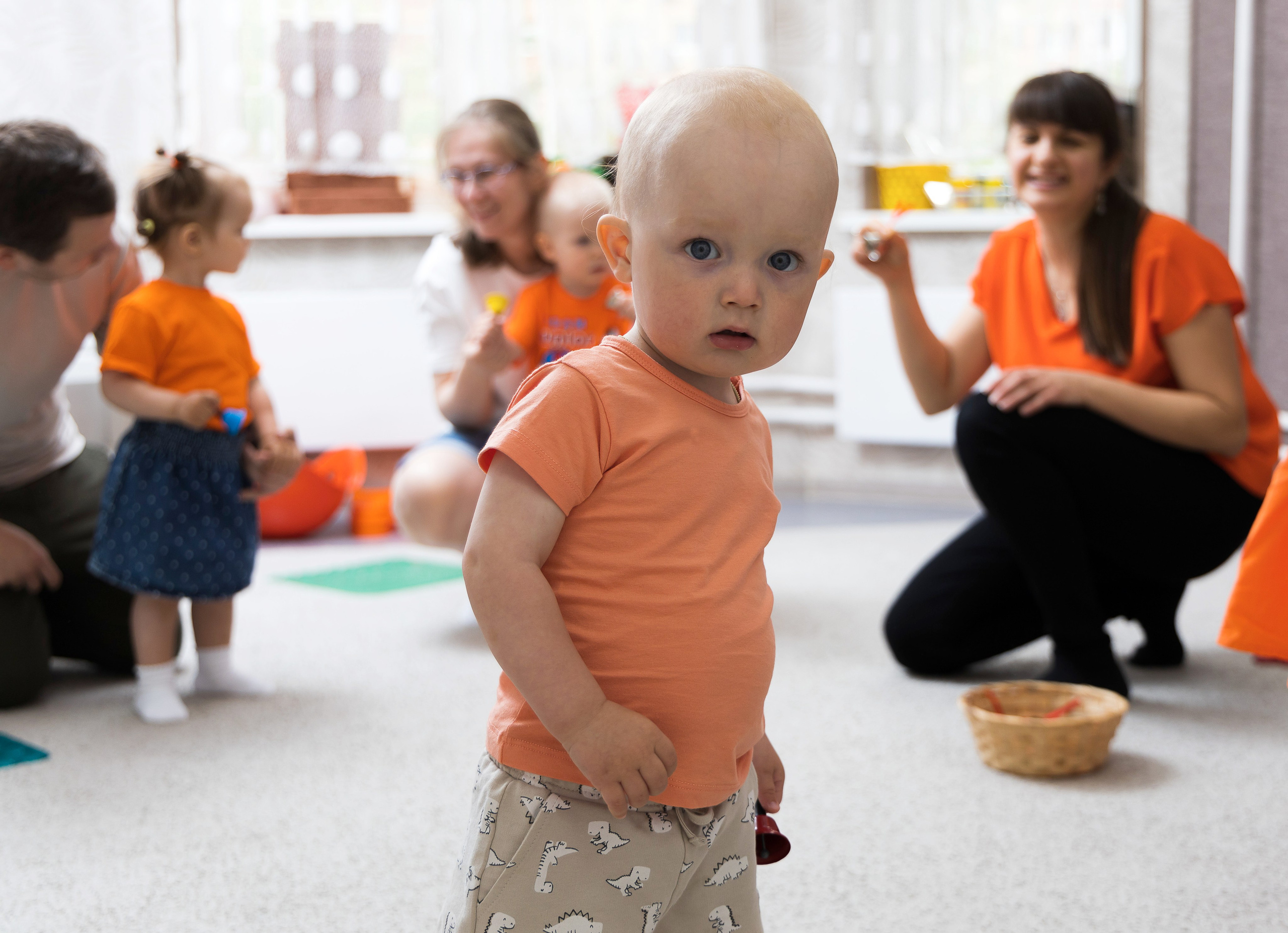 — Оранжевое занятие в Детском клубе «Буквашка» в Жуковском