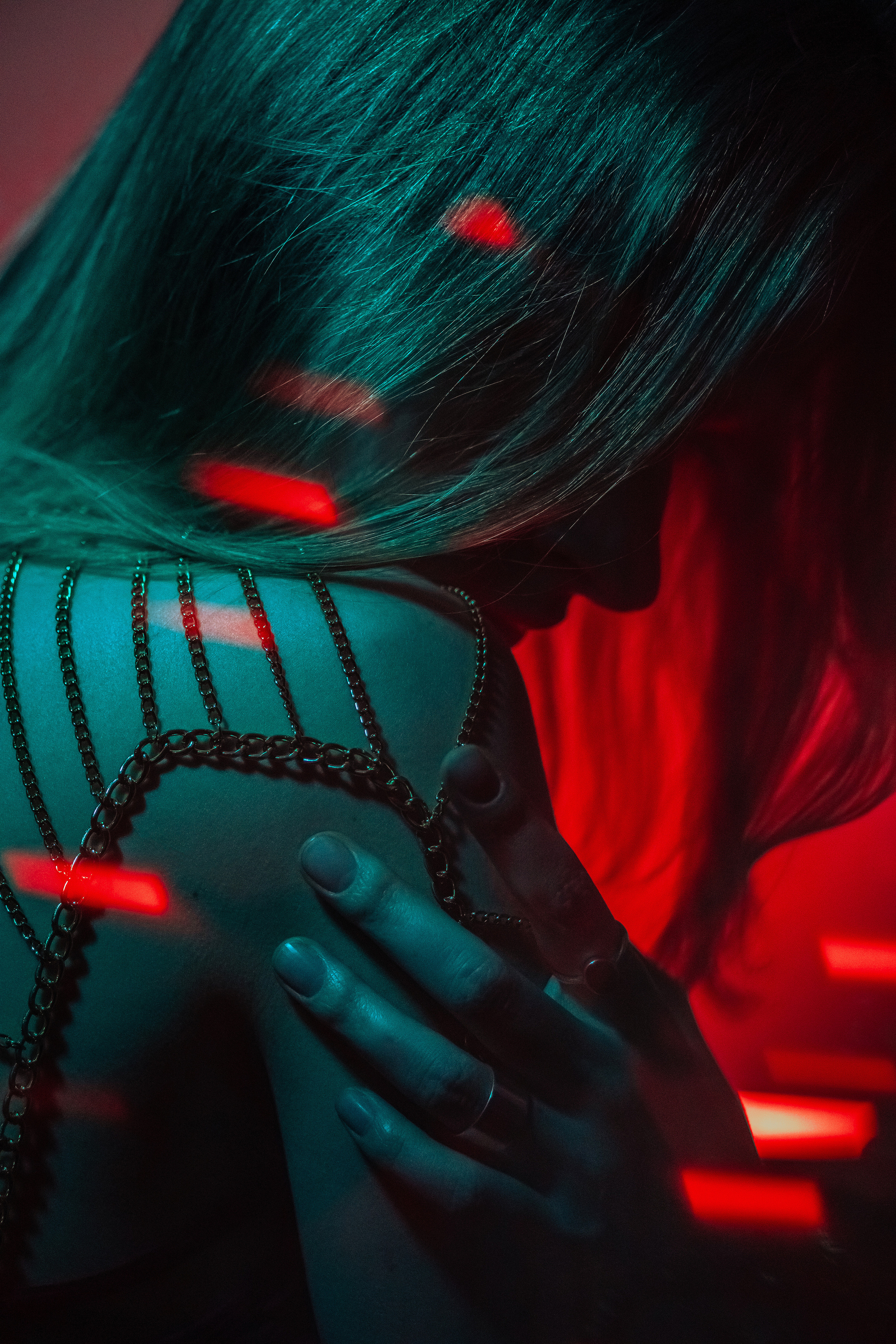 Оля cyan-red. Фотограф в Санкт-Петербурге Лилия Каурова