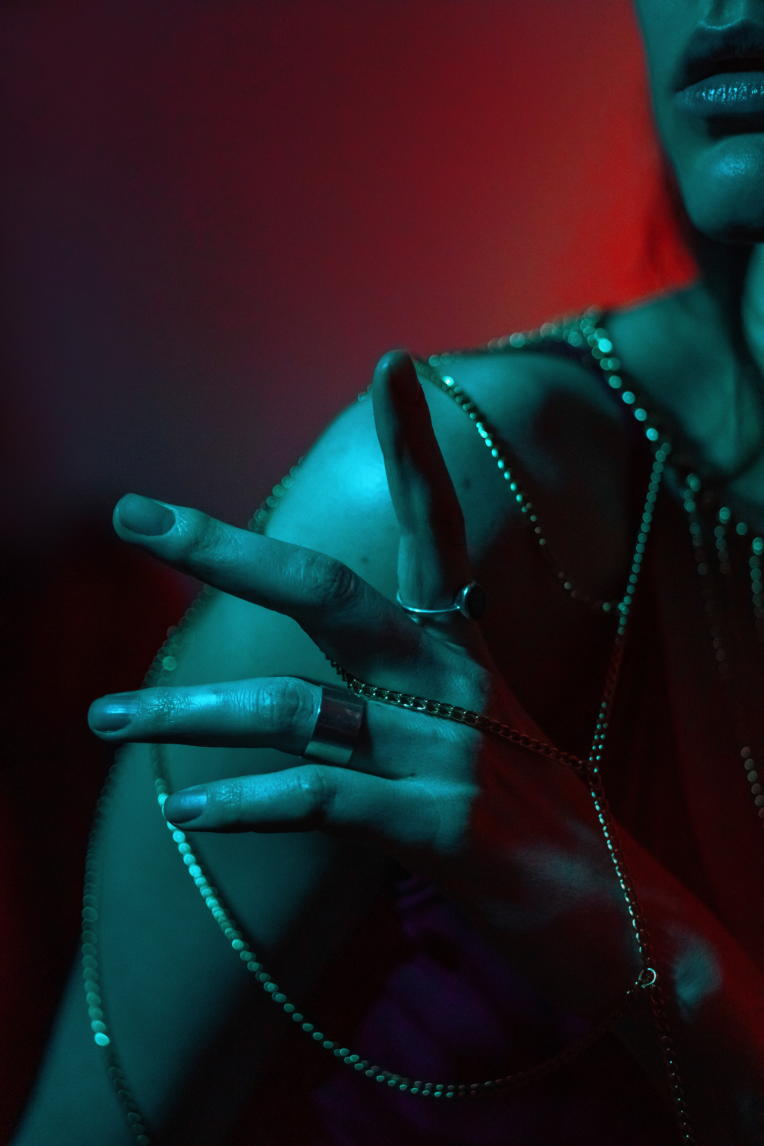 Оля cyan-red. Фотограф в Санкт-Петербурге Лилия Каурова