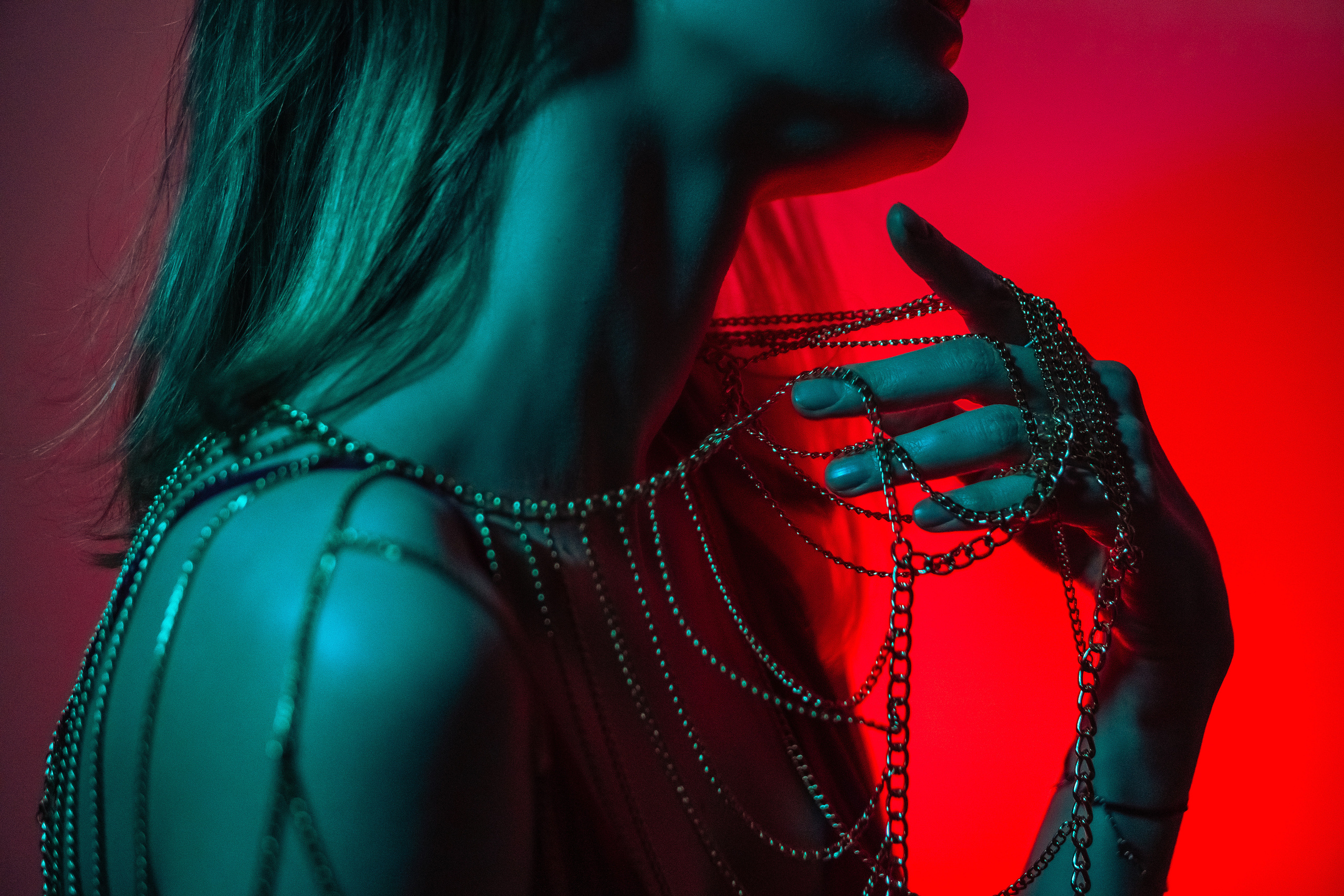 Оля cyan-red. Фотограф в Санкт-Петербурге Лилия Каурова