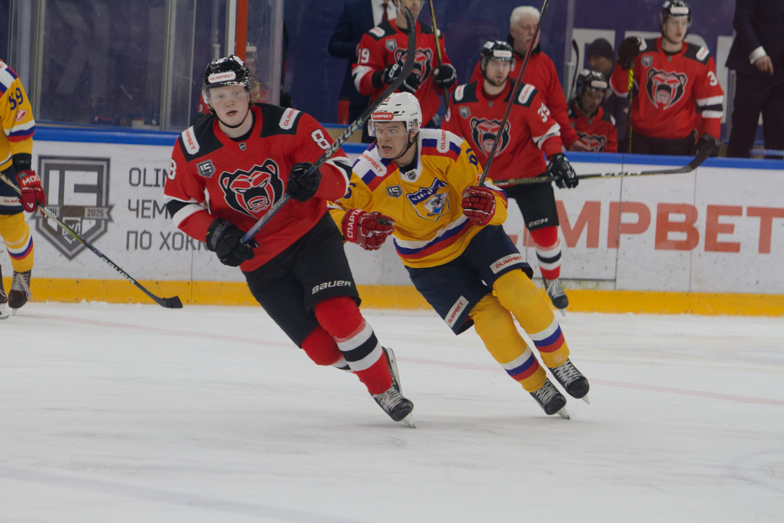 Хоккей. Молот-Химик 12.02.2025. Репортажный и спортивный фотограф в г. Пермь Зильберг Павел