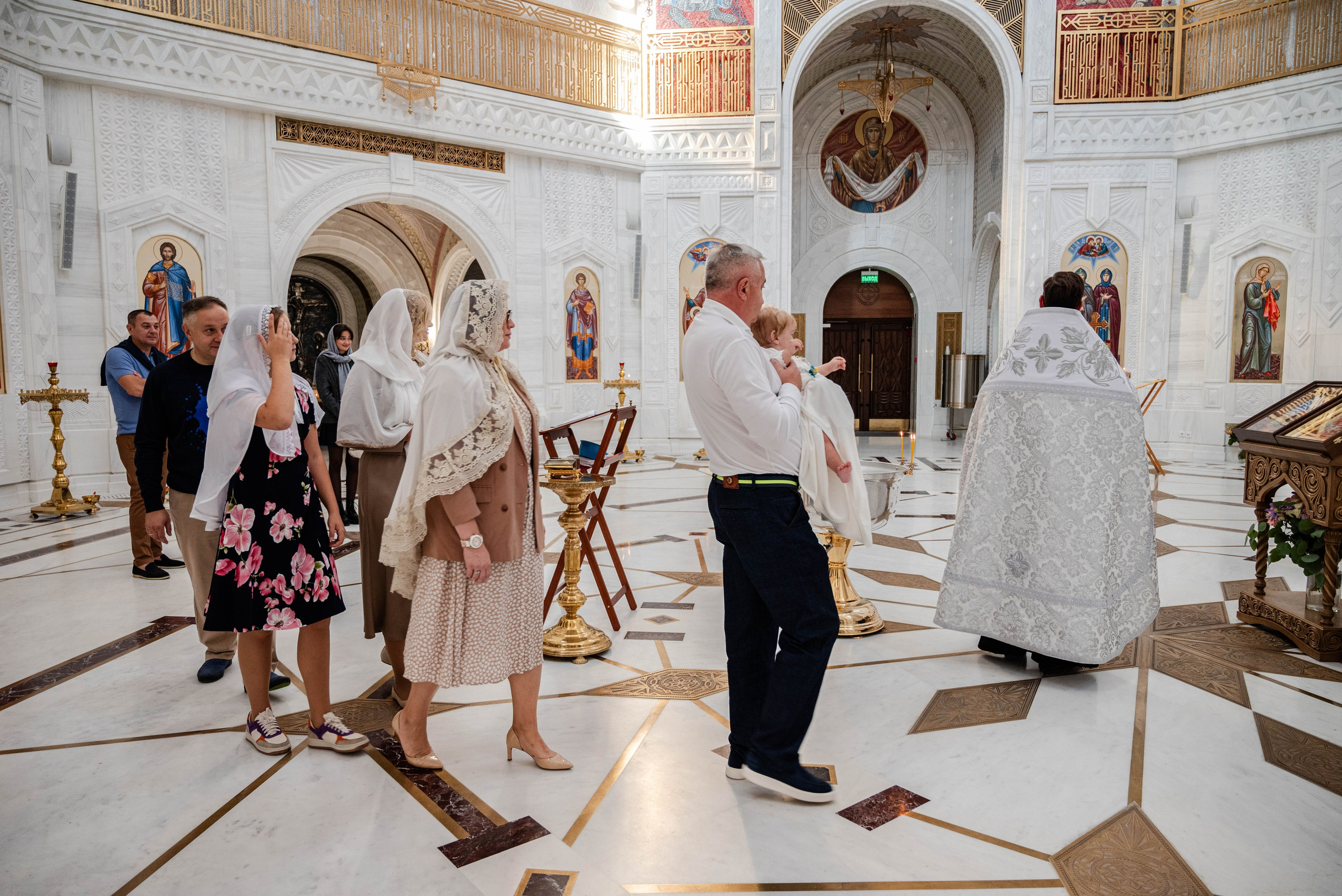 Крещение Олеся. Семейный и детский фотограф Москва