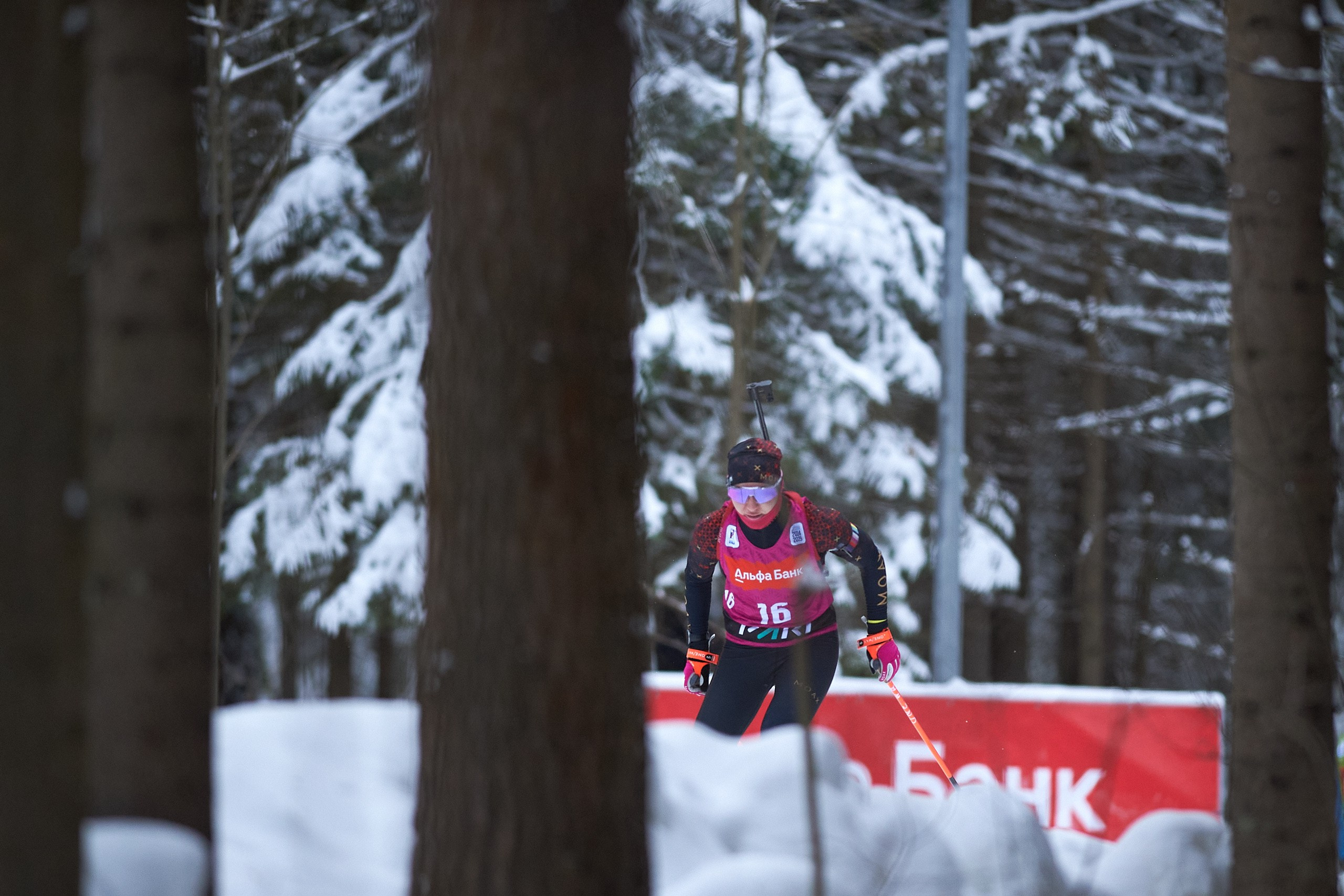 Биатлон. Чемпионат России — 2024/2025, 3-й этап, Ижевск. Ижевская винтовка. Спортивный репортажный фотограф в Ижевске Сергей Мерзляков