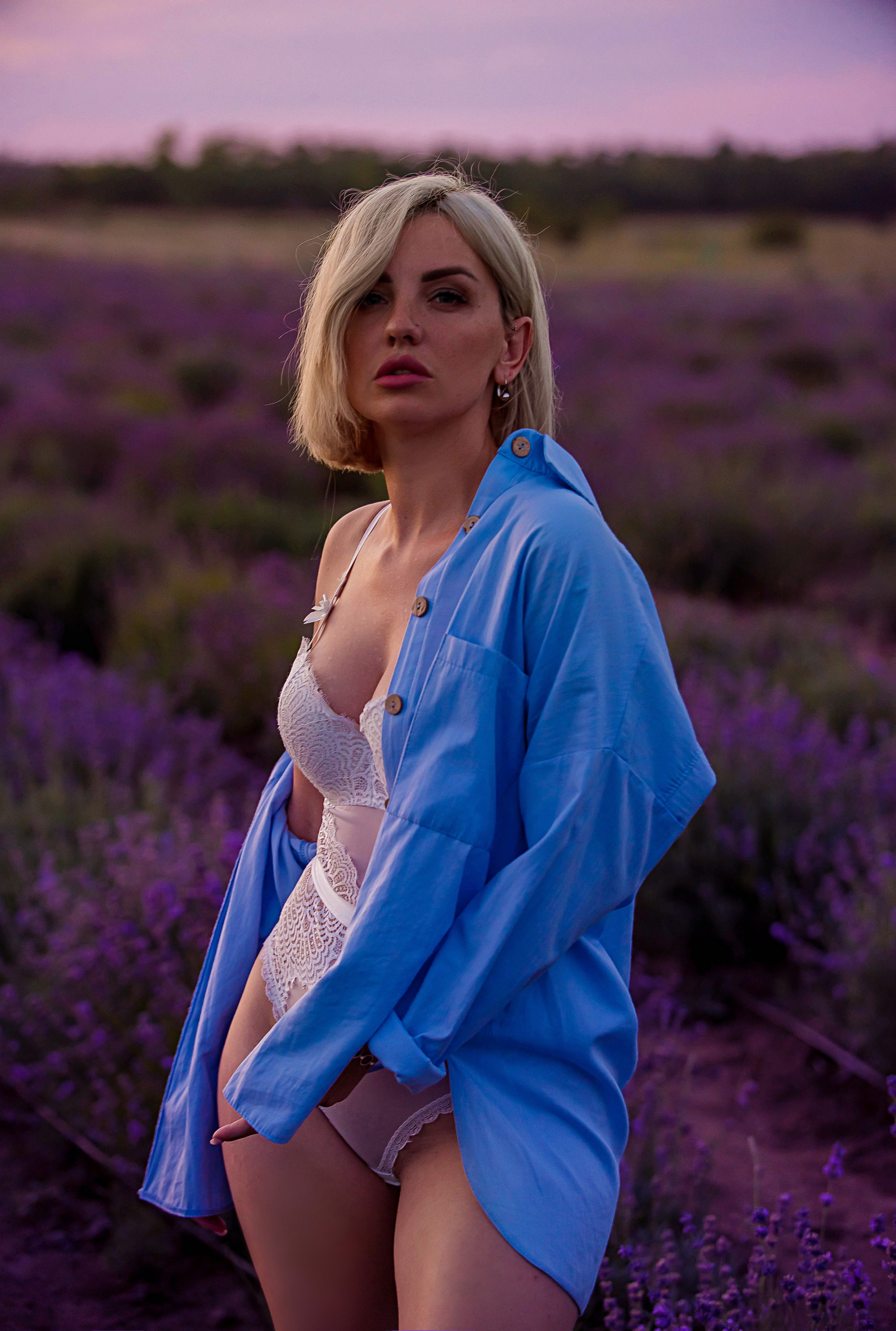 Олечка в Лавандах. Арт-фотограф Евгений Матвиенко