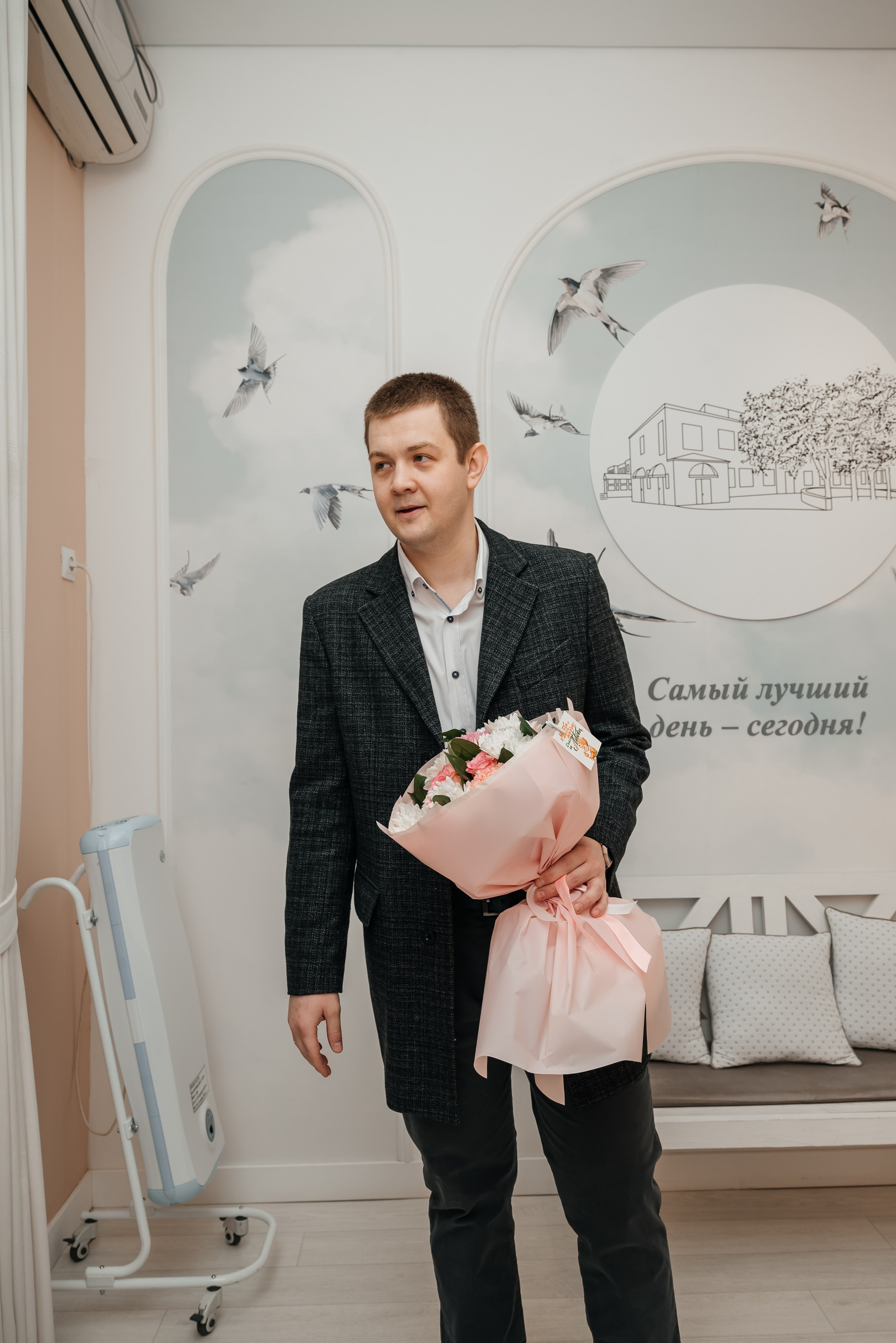 Фотосессия выписки из роддома ЦГБ. Семейный и детский фотограф Кущ Наташа