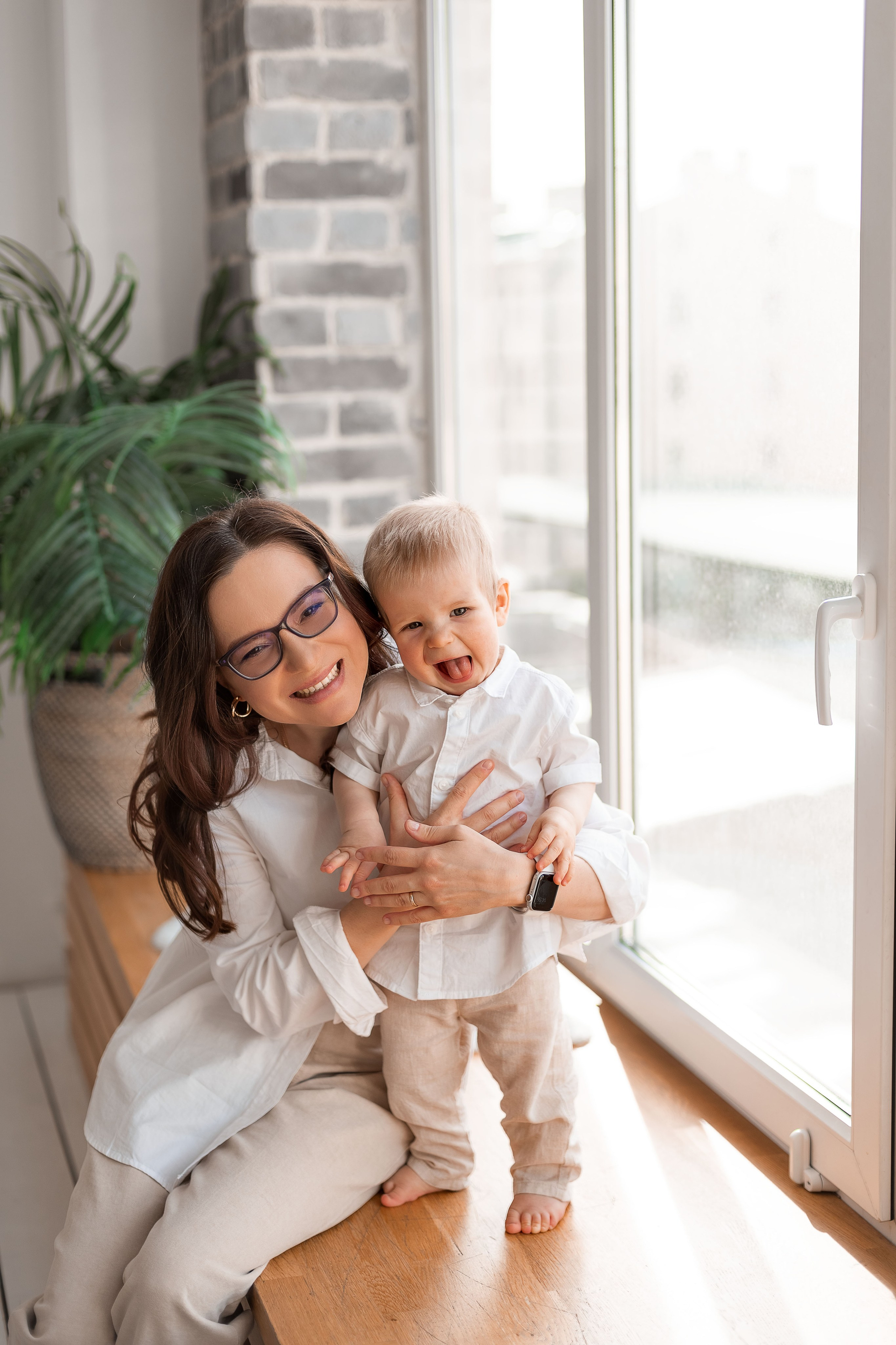 Даша и семья. Фотограф Юлия Кондратьева