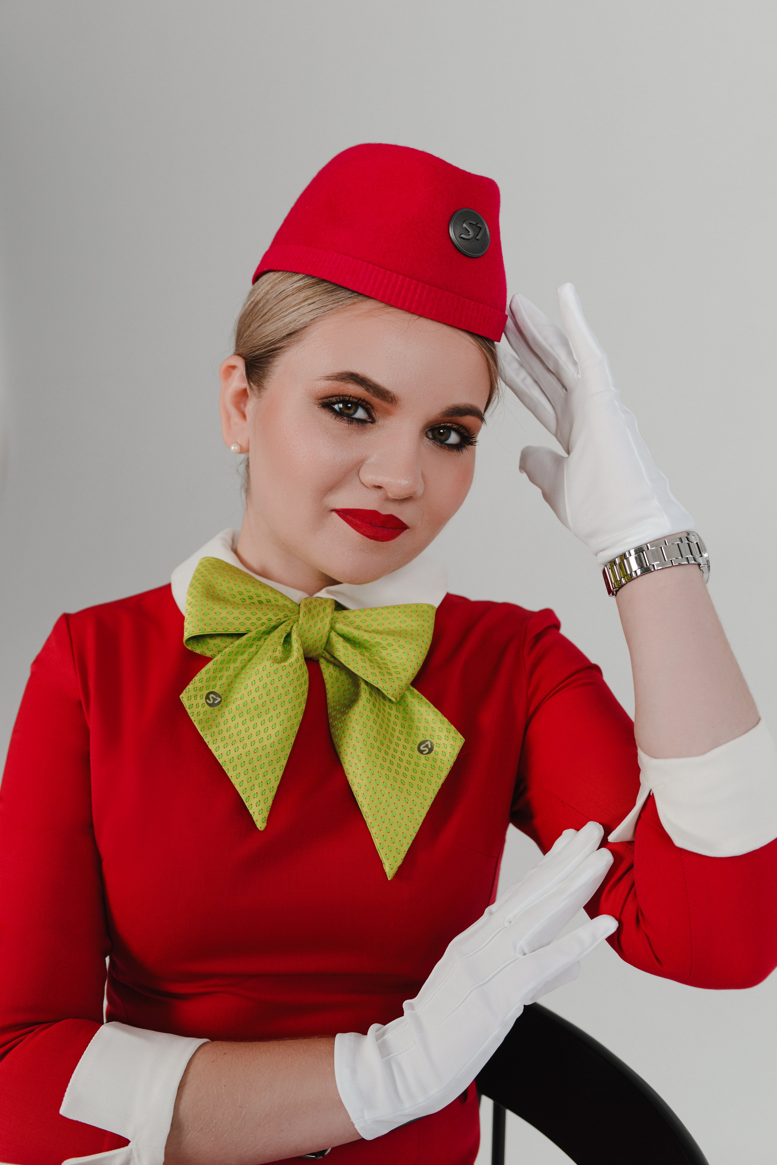 Стюардесса по имени Полина. Фотограф Ярута Оксана / Ростов-на-Дону