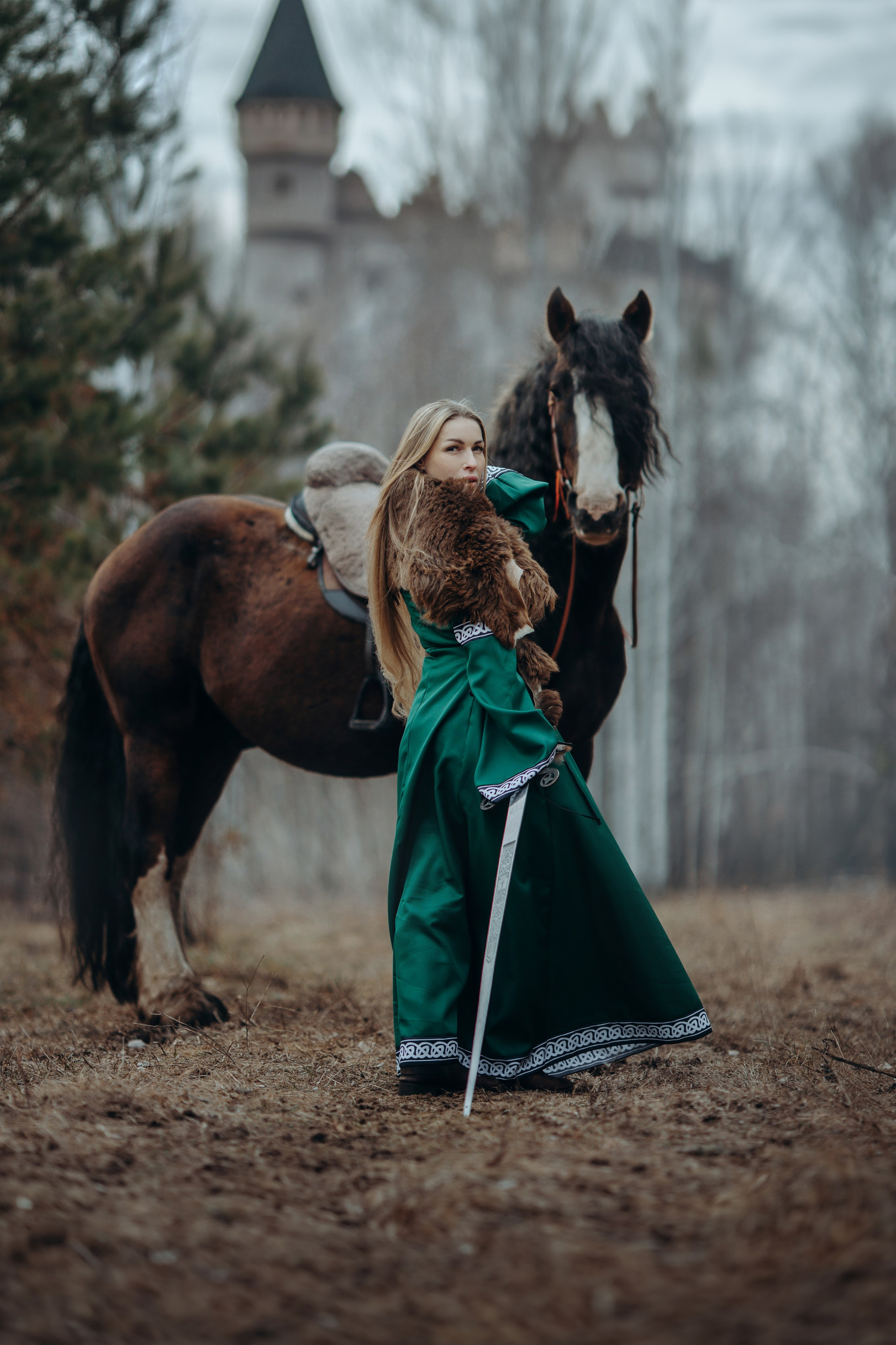 фотосессии с лошадьми Тюмень, костюмы для фотосессий Тюмень, 