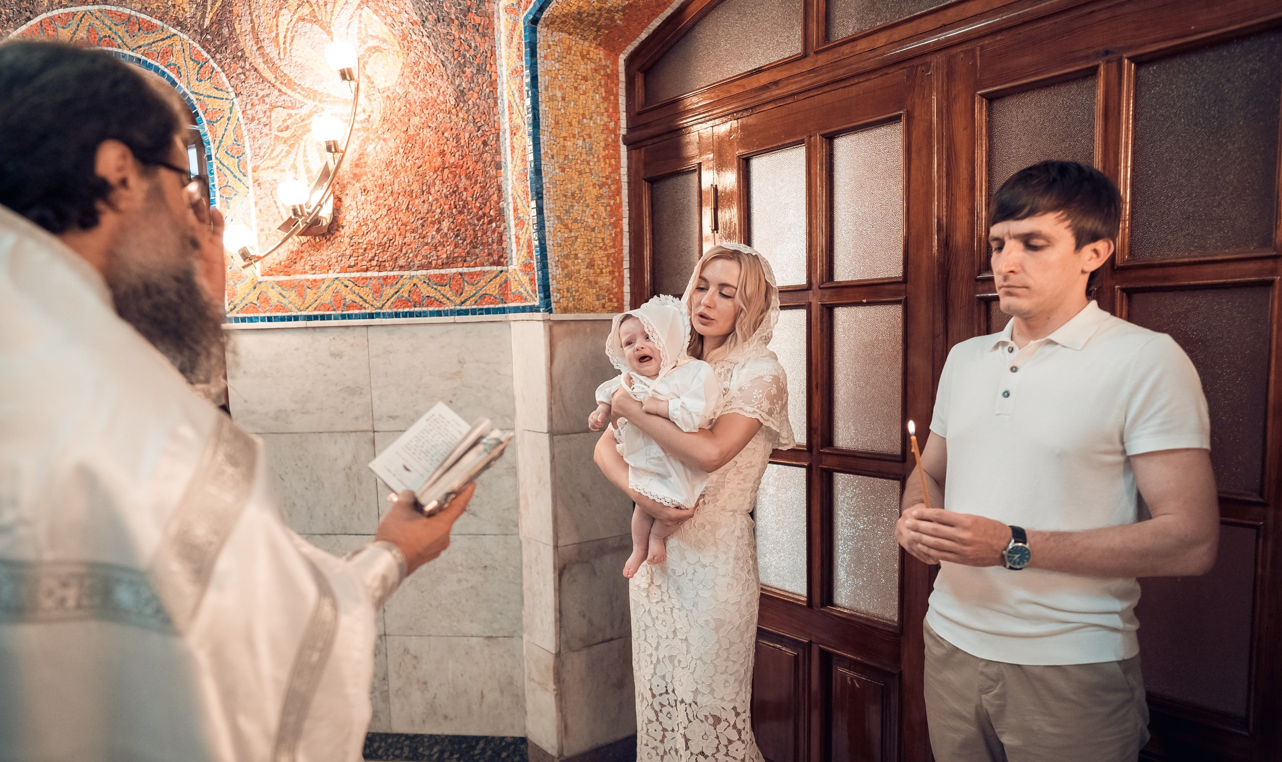 Крещение в Свято-Троицком монастыре Симферополь. Церковный фотограф Севастополь