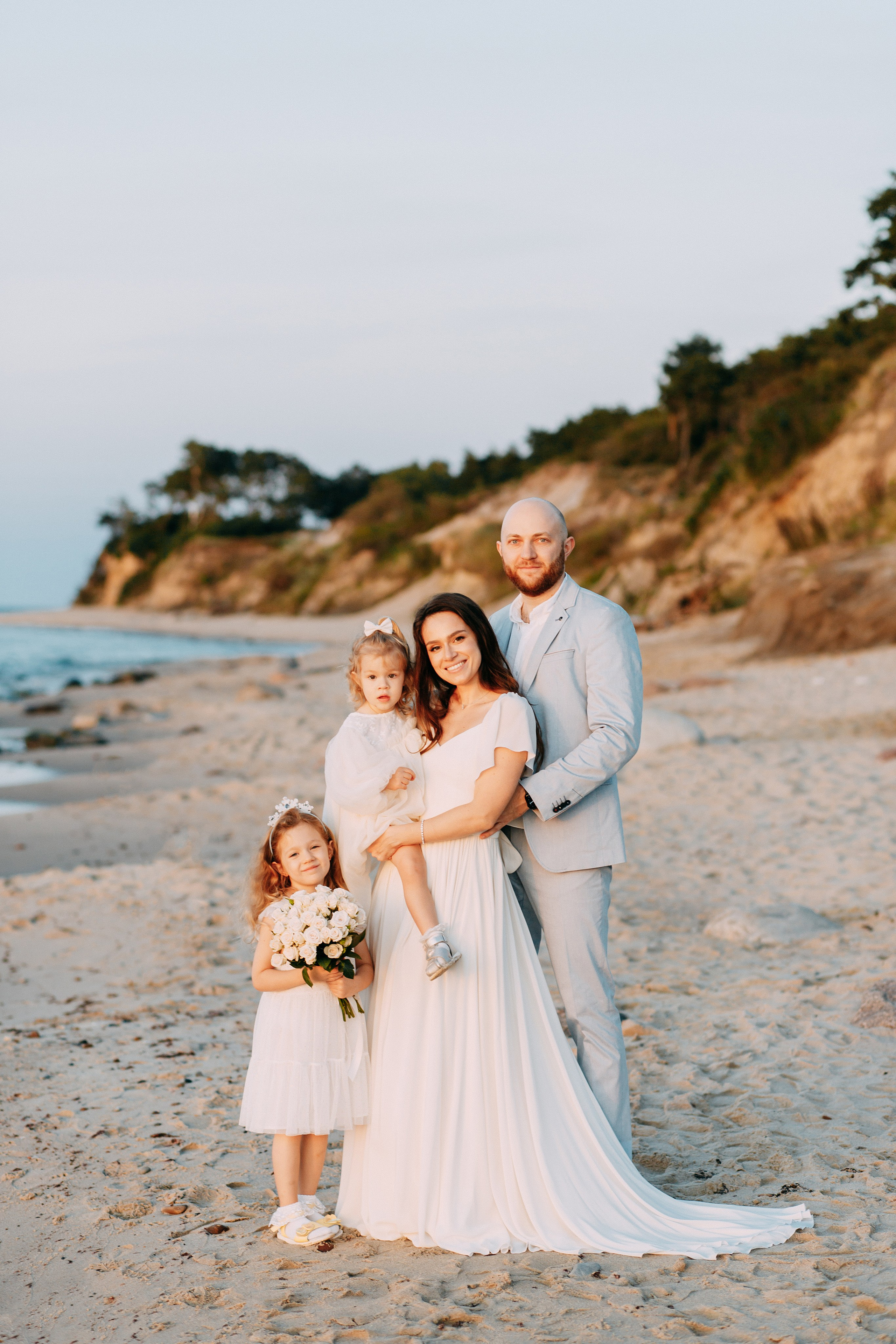 Свадебная фотосессия на море. Фотограф в Калининграде Екатерина Осинцева