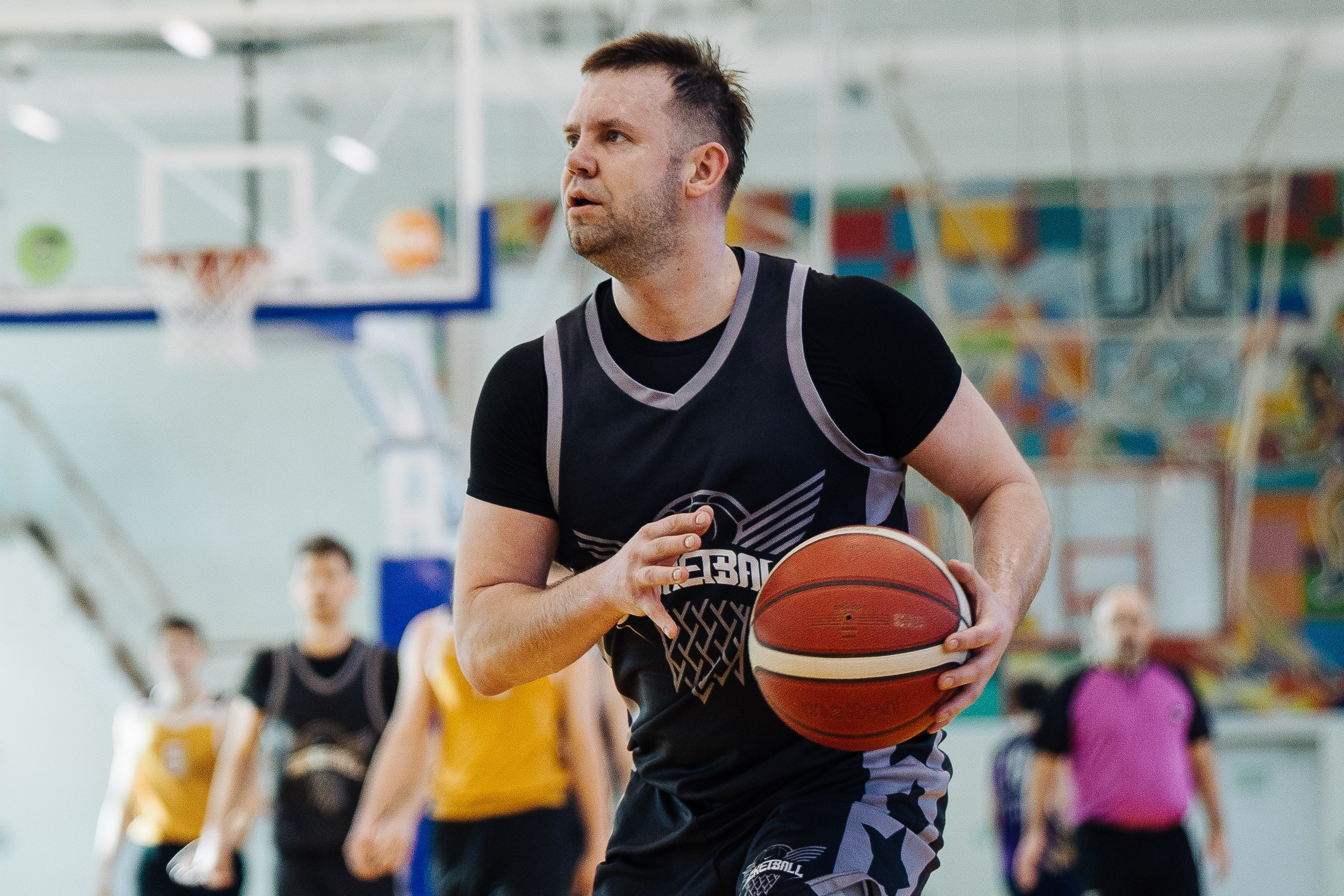 Любительский Чемпионат Магнитогорска по баскетболу // 09.02.25. Денис Прохоров Фотограф в г. Магнитогорск