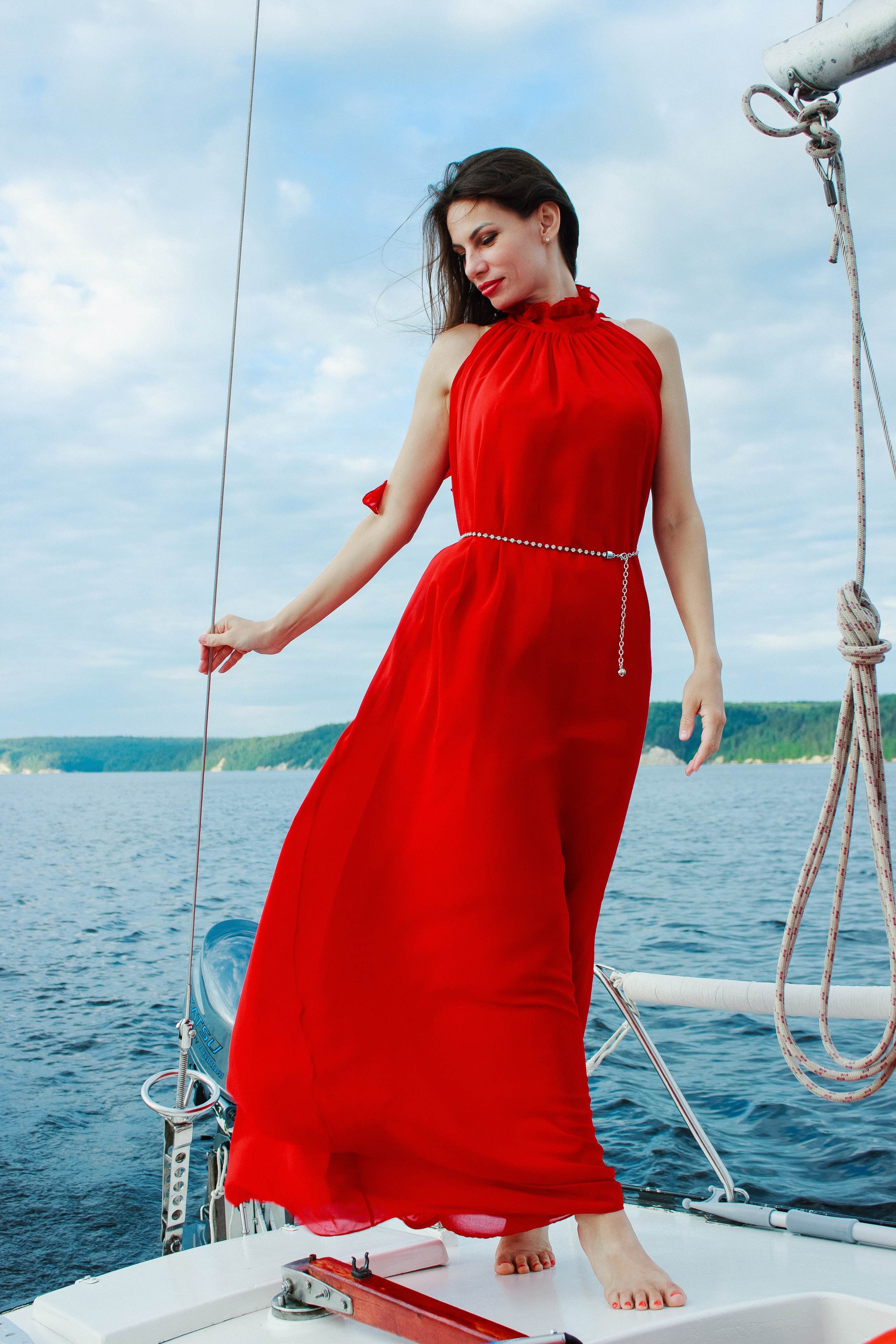 Фотосессия на яхте. Контентный фотограф в Перми Натали Кытманова