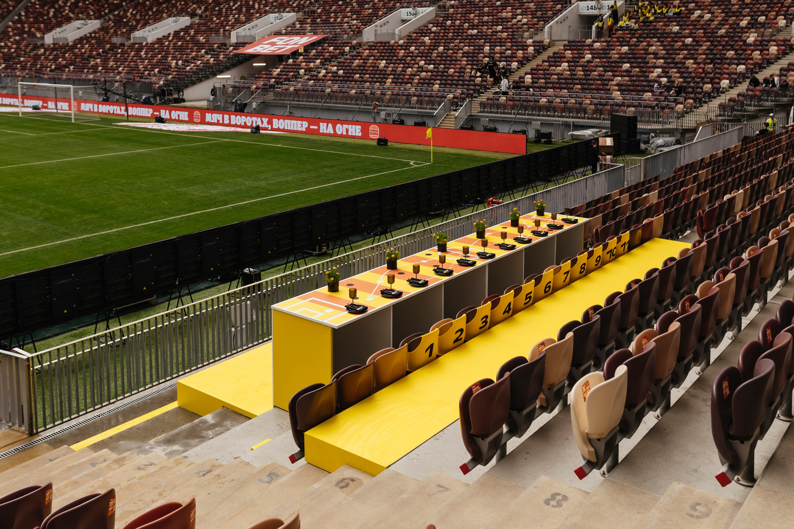 Яндекс Еда x Burger King На финале кубка России по футболу. Репортажный, event, концертный и backstage фотограф из Москвы Виталий Кривцов