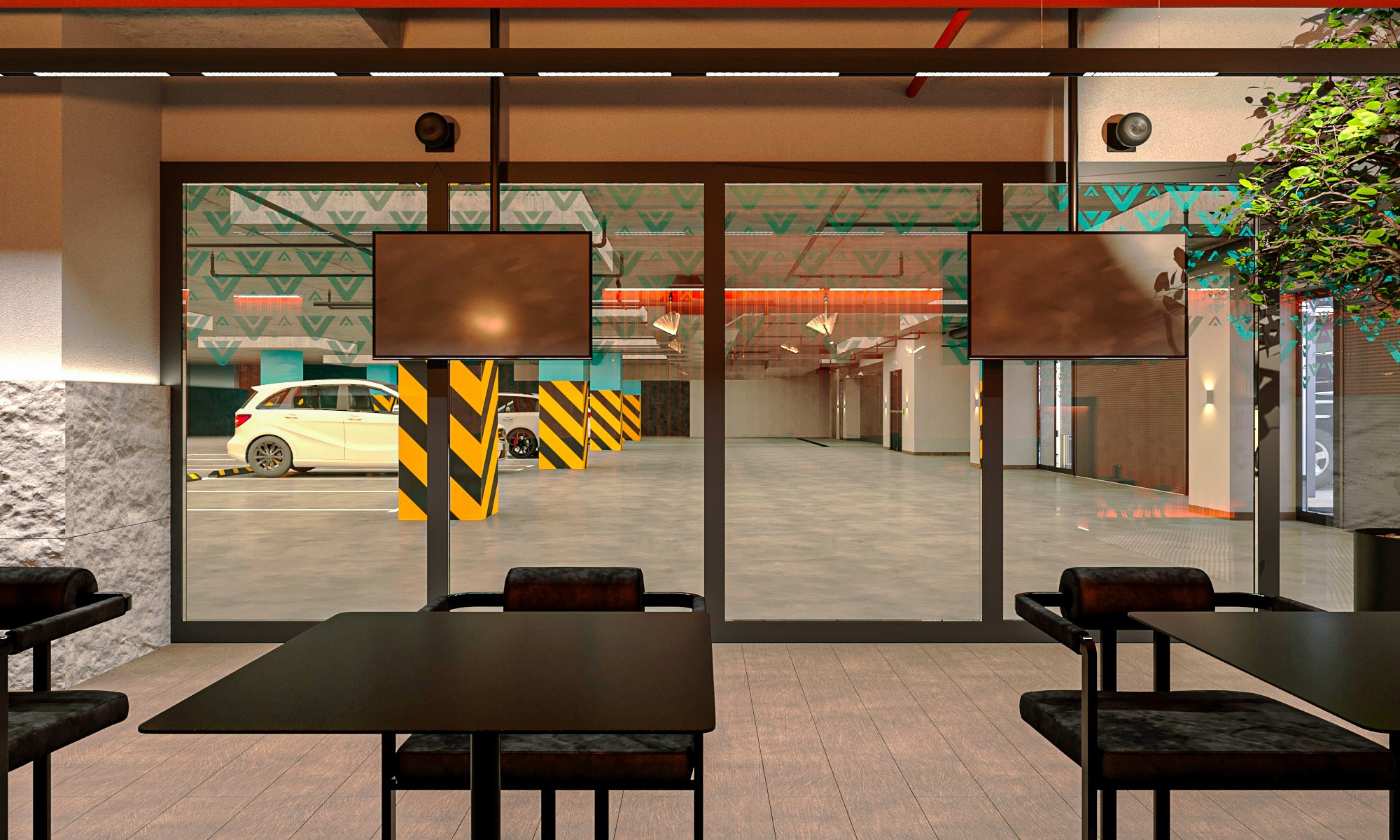 Клиентская Автомоечно-детейлингого комплекса IMallCarwash, г. Пермь. Дизайн интерьера и экстерьера в Санкт-Петербурге Яна Емельянова