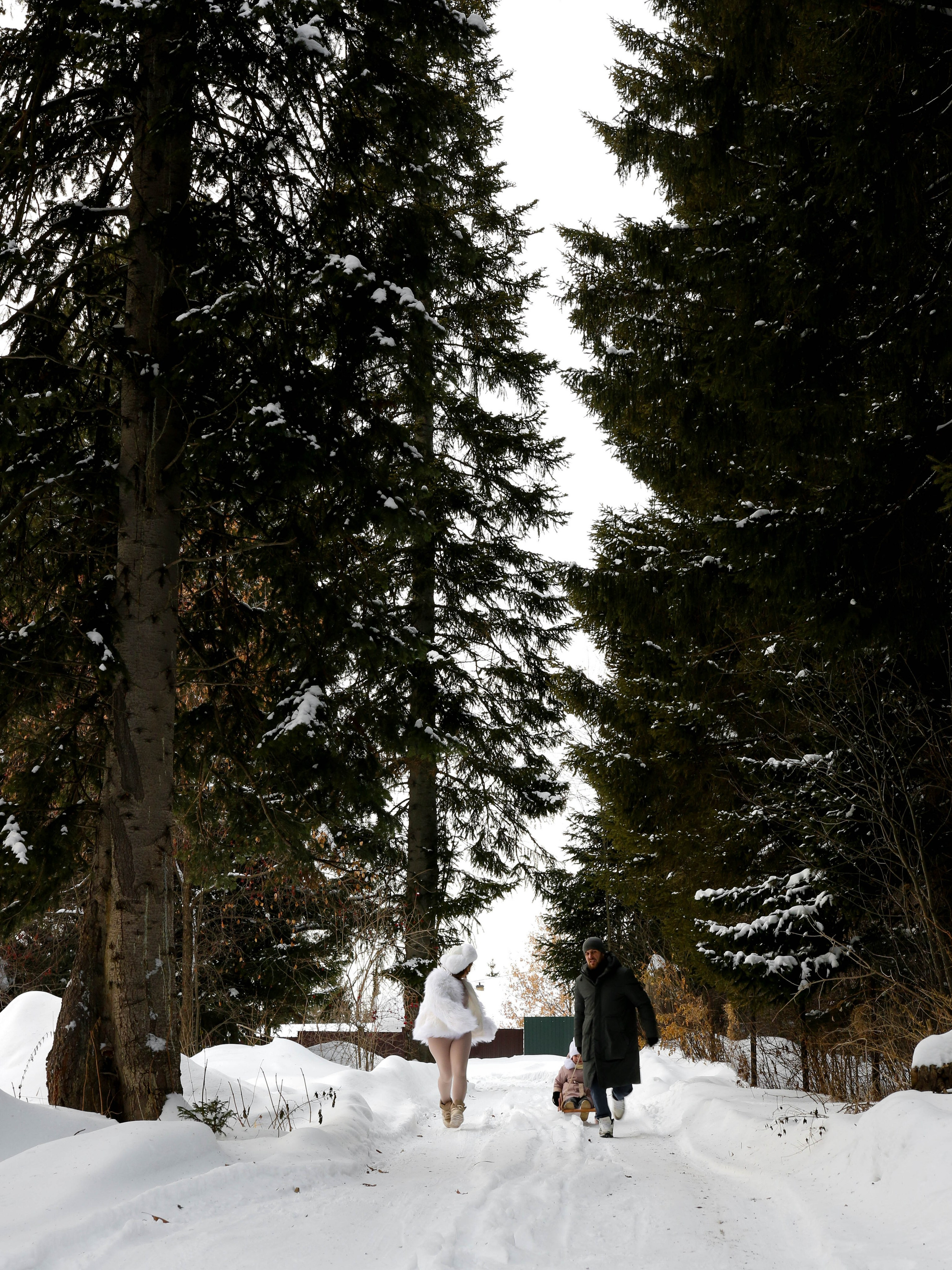 Лес зима. Семейный фотограф в Кемерово Мария Дорожко
