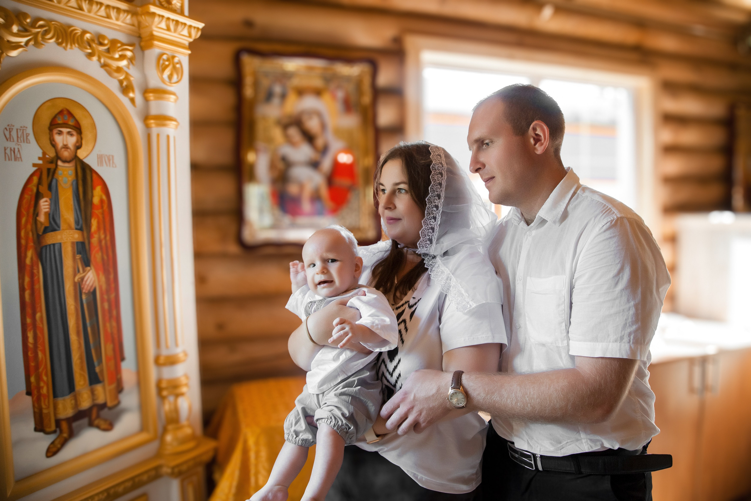 Крещение Федора. Портретный, семейный, свадебный фотограф в Брянске Маргарита Василькова