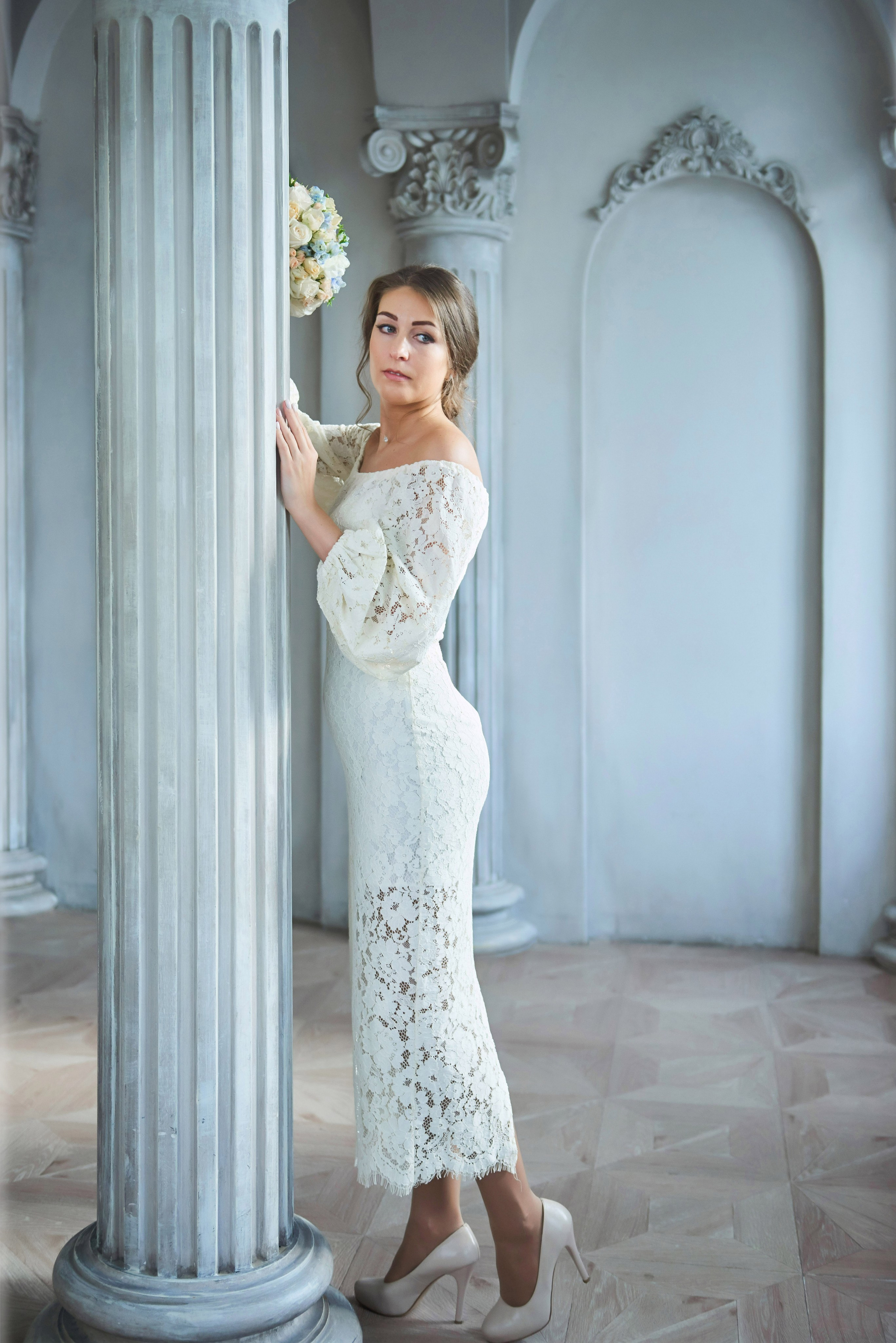 Свадебная фотосессия в студии. Портретный, семейный и свадебный фотограф в Санкт-Петербурге и в Пушкине Ширяев Денис