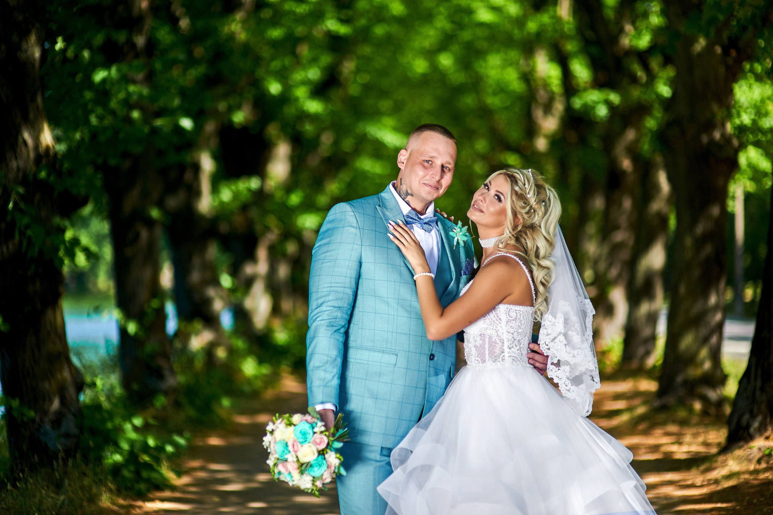 Свадебная прогулка в Петергофе. Портретный, семейный и свадебный фотограф в Санкт-Петербурге и в Пушкине Ширяев Денис