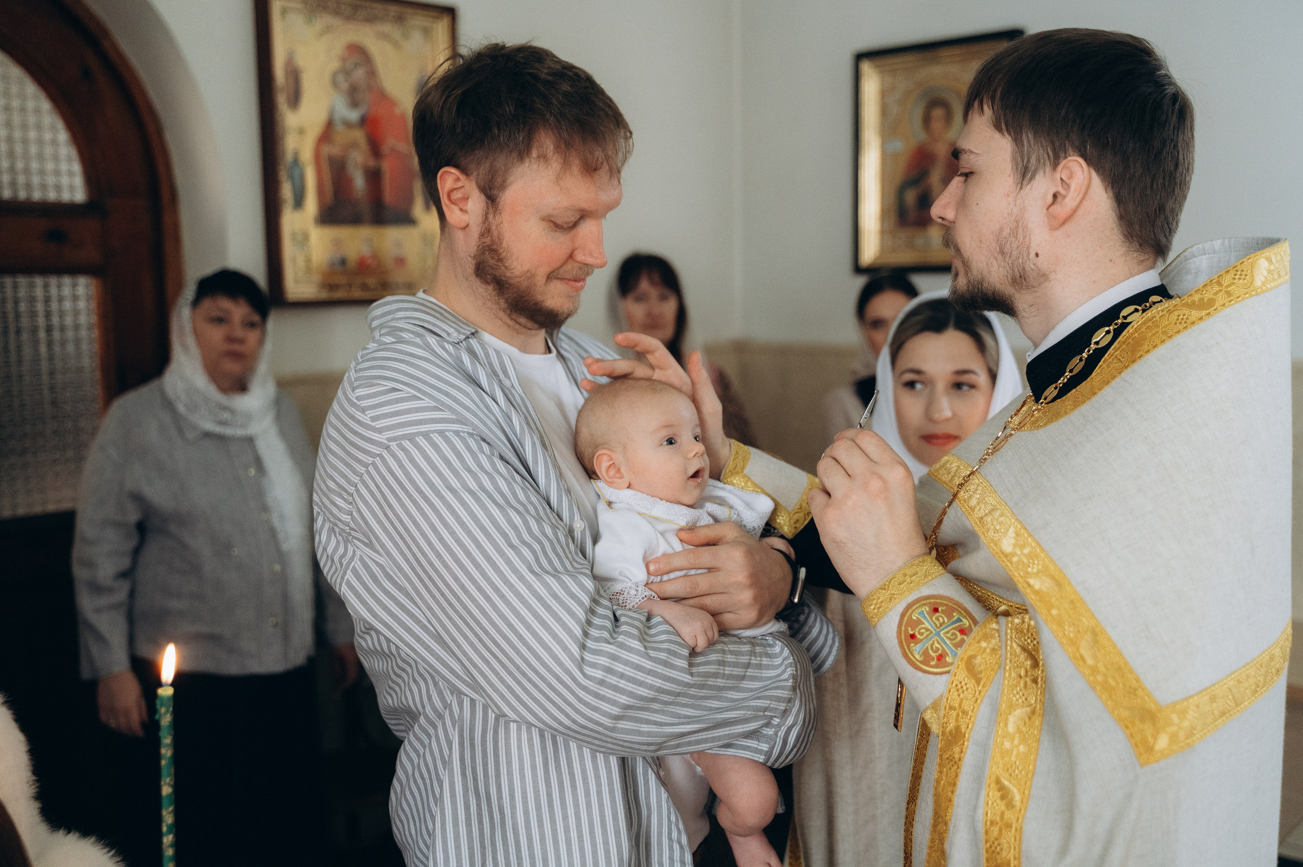 Крещение Артура (Храм Марии Магдалины). Семейный фотограф в Минске Дарья Дреко