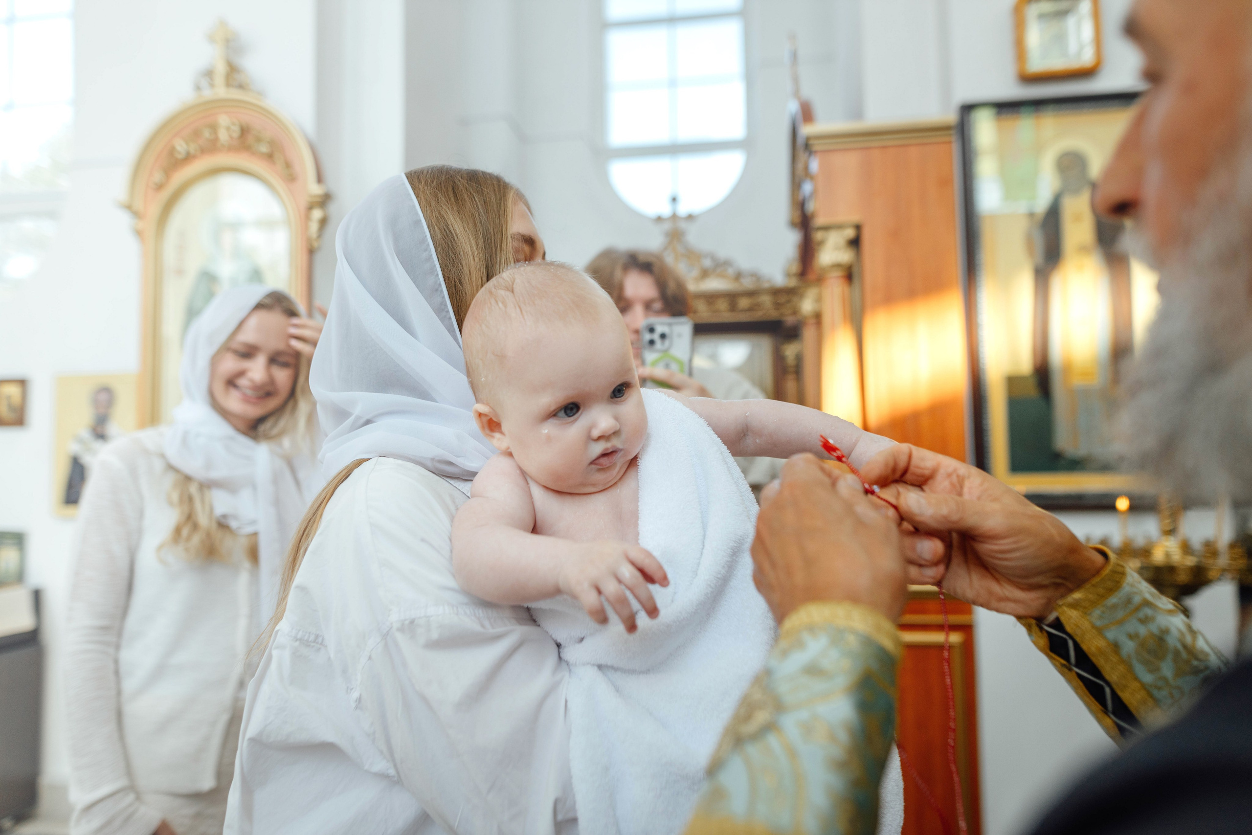 Крещение Мишель, гп. Ивенец, храм Ефросинии Полоцкой, август 2025