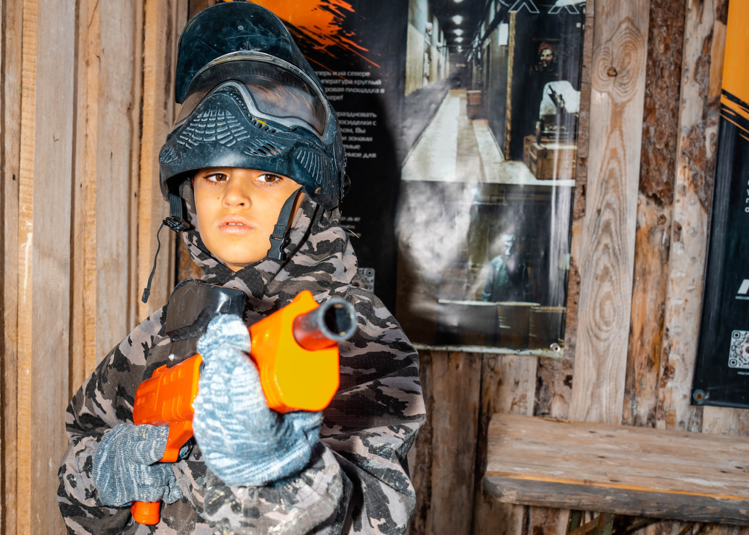 Пейнтбол. Крамер Юлиана детский и семейный фотограф