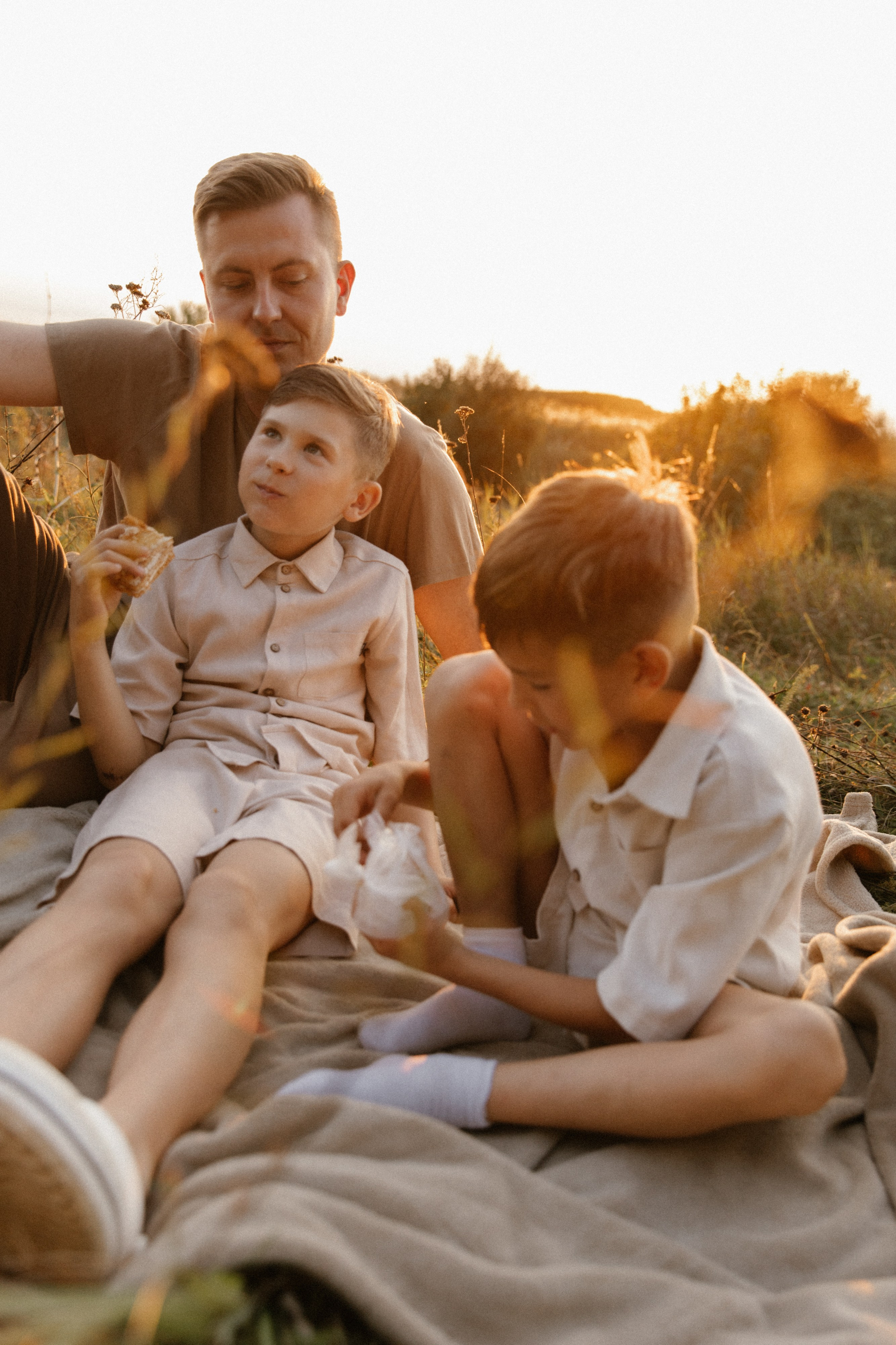 Летний вечер одной семьи. Фотограф Ульяна Дивина в Нижнем Новгороде и Нижегородской области