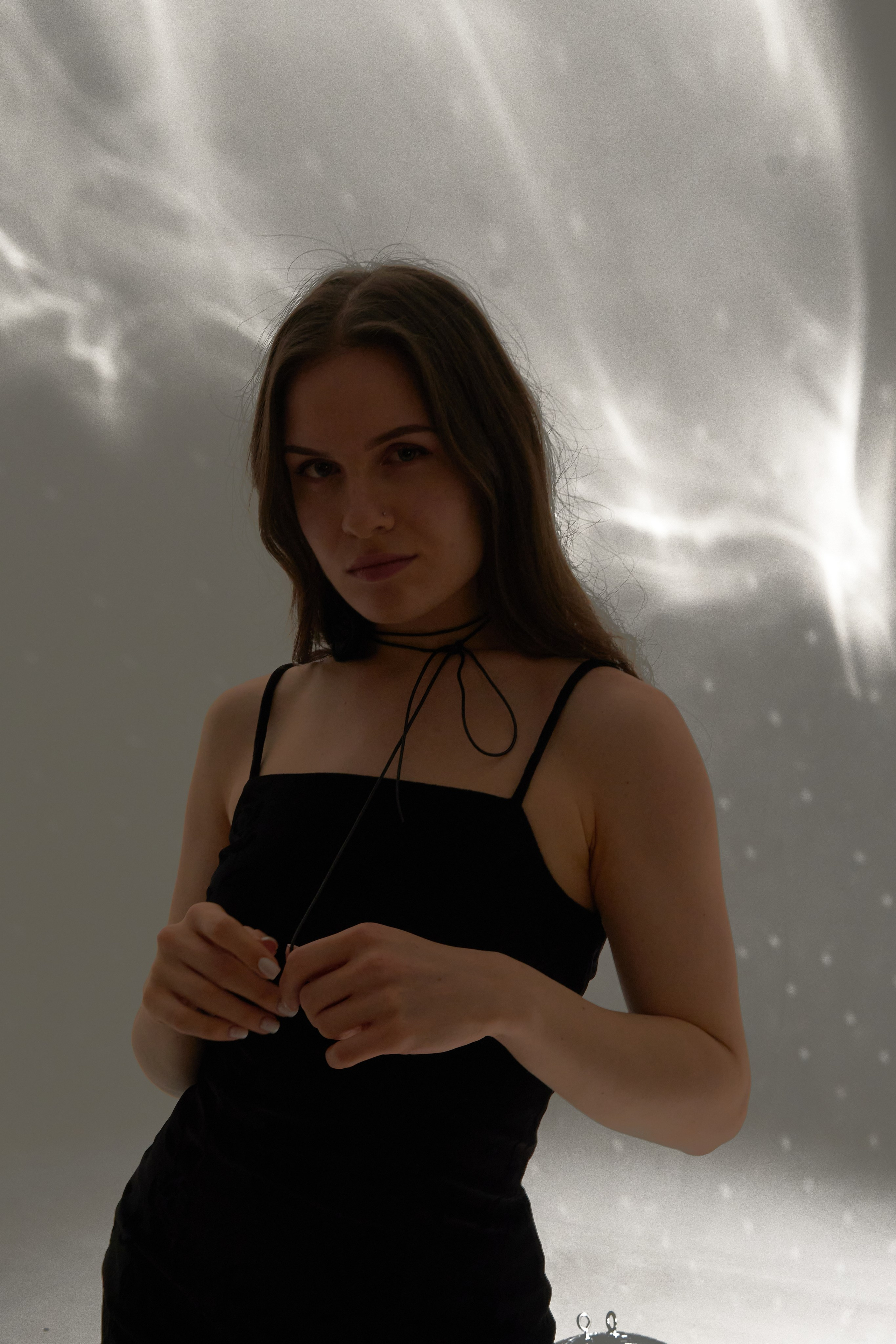 Нежная новогодняя фотосессия с диско-шаром в студии. Фотограф Наталья Воронина Москва