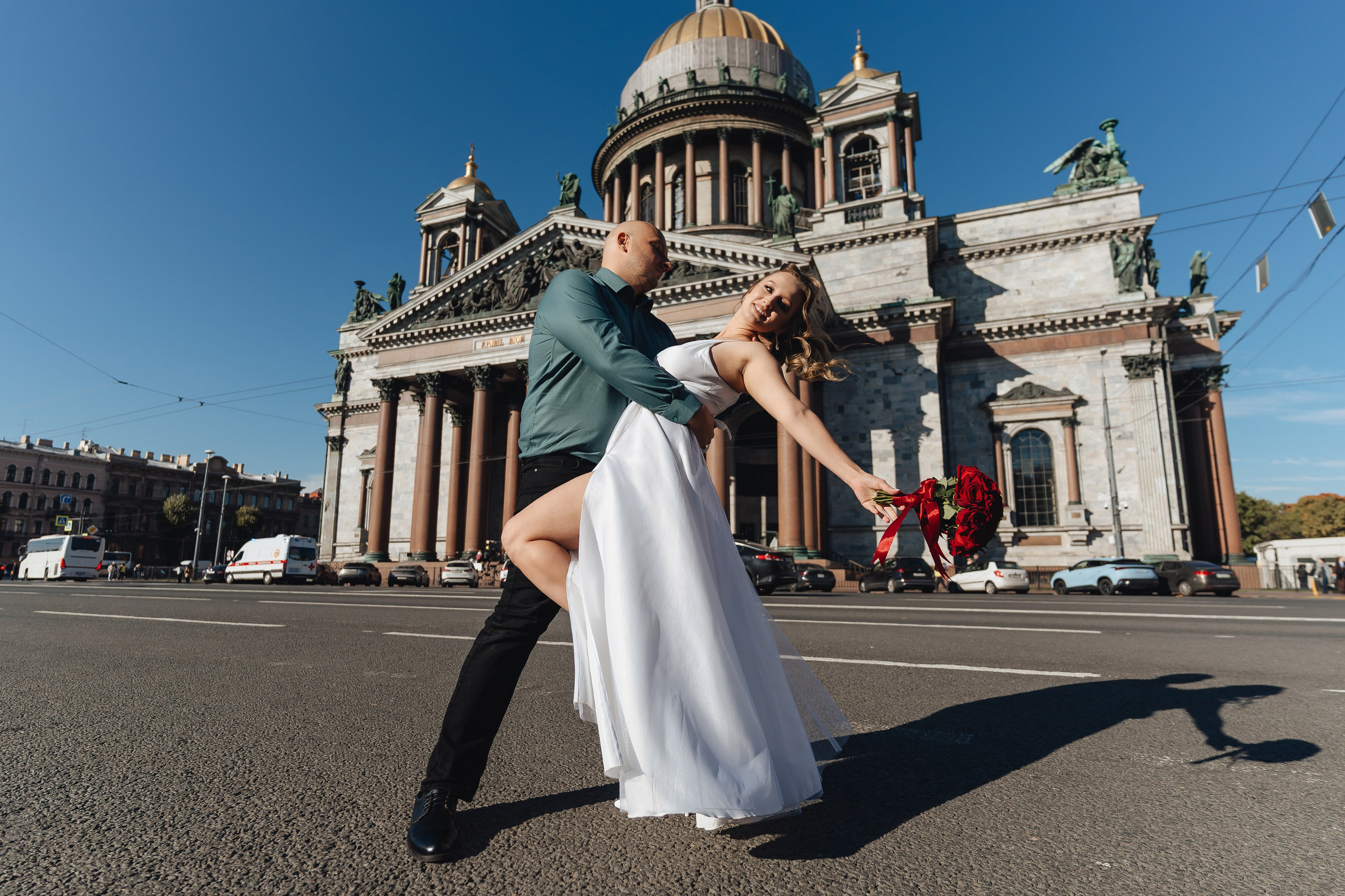 Позирование на свадьбе