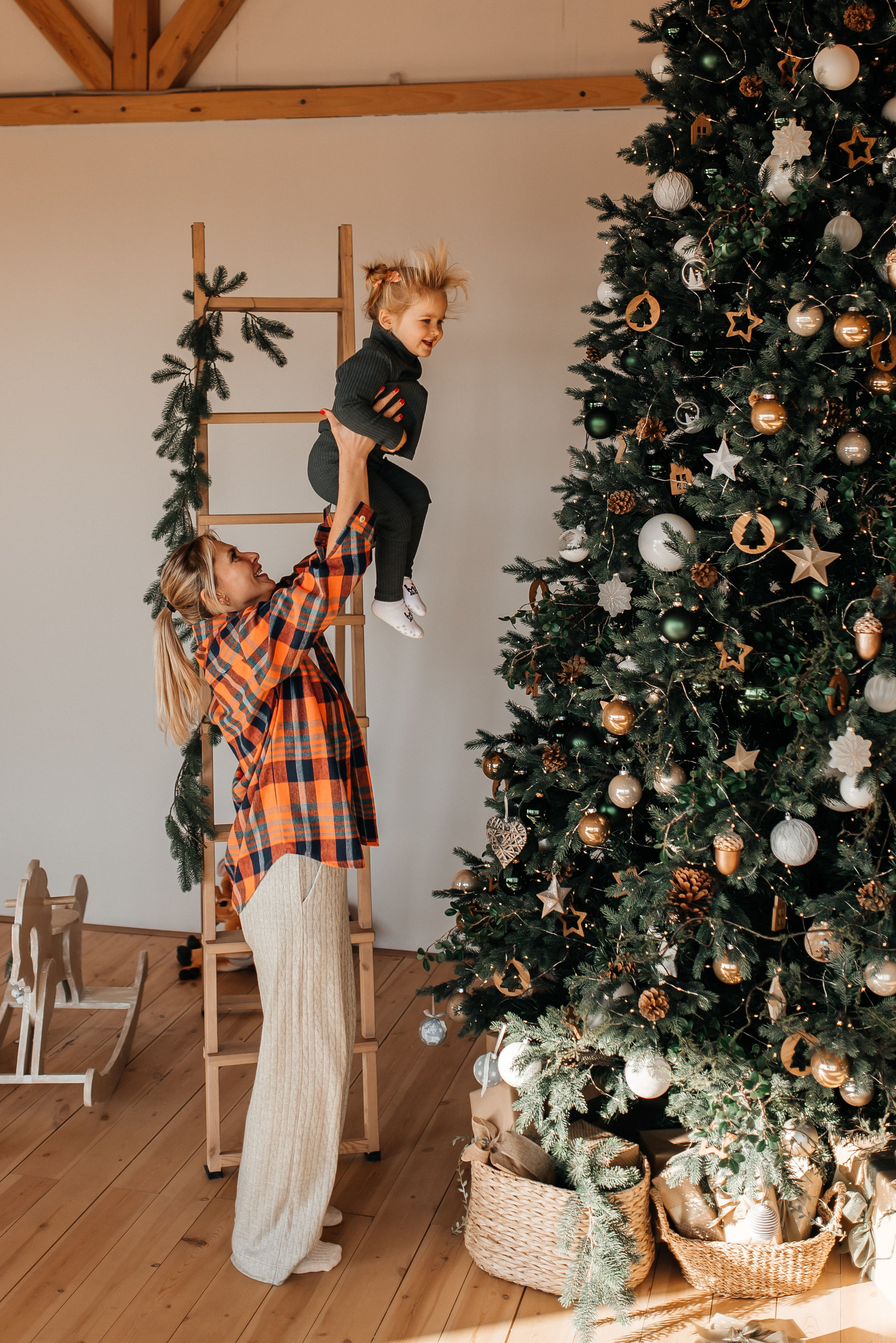 Рождество для троих. Семейная фотосессия в Новосибирске от фотографа Ольги Коваль