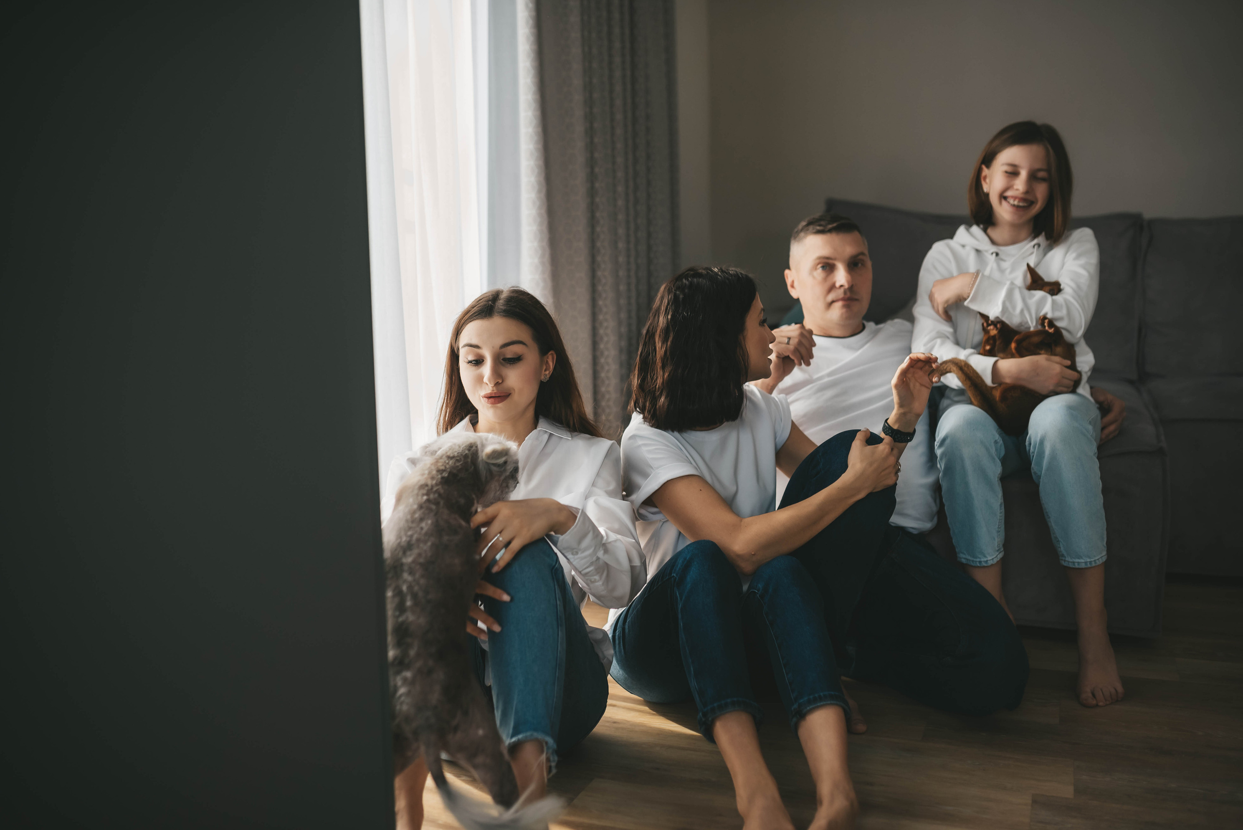 Уютное время дома. Семейная фотосессия в Новосибирске от фотографа Ольги Коваль