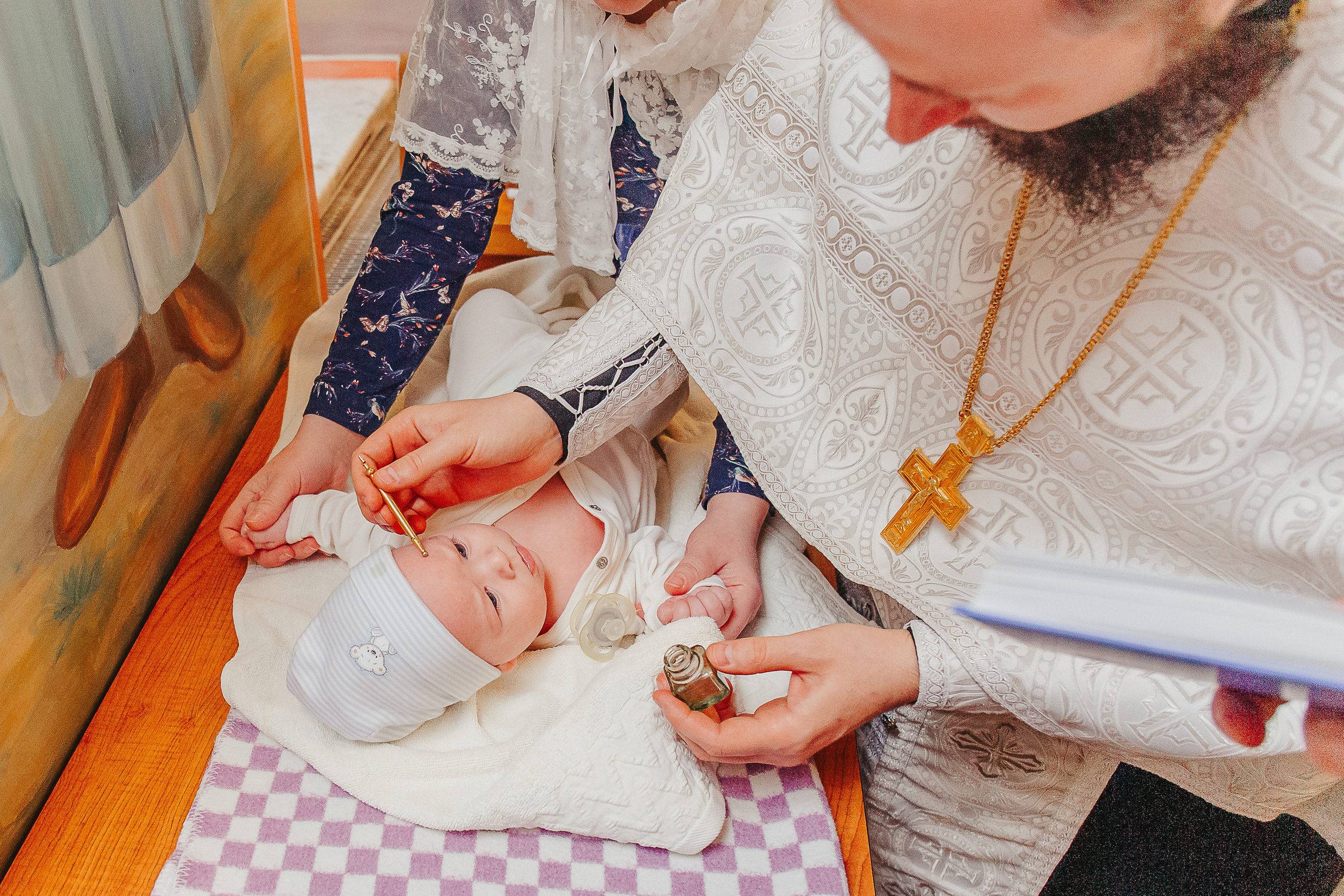 Крещение в Церкви Иконы Корсунской Божией Матери в с. Глинково. Фотограф новорожденных и детский в Сергиевом Посаде Кругликова Юлия