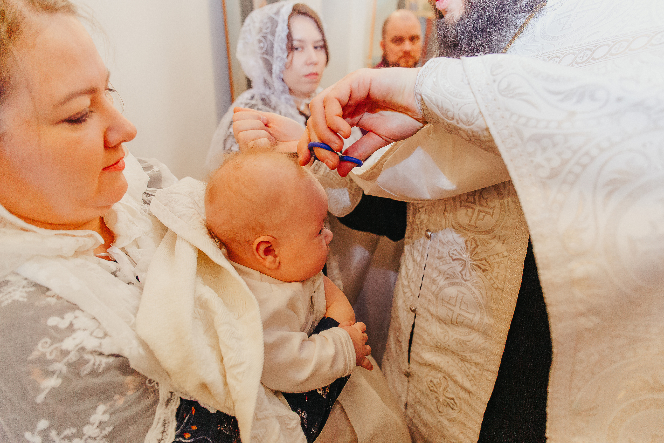 Крещение в Церкви Иконы Корсунской Божией Матери в с. Глинково. Фотограф новорожденных и детский в Сергиевом Посаде Кругликова Юлия