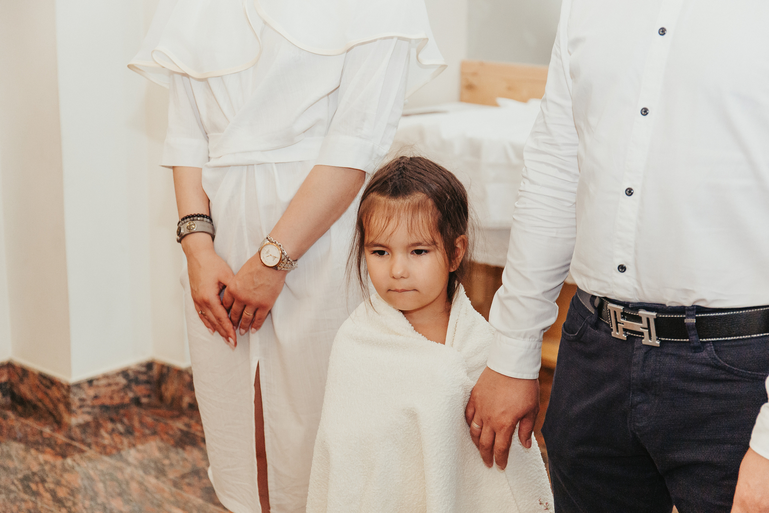 Крещение в Серафимовском храму в Хотьково