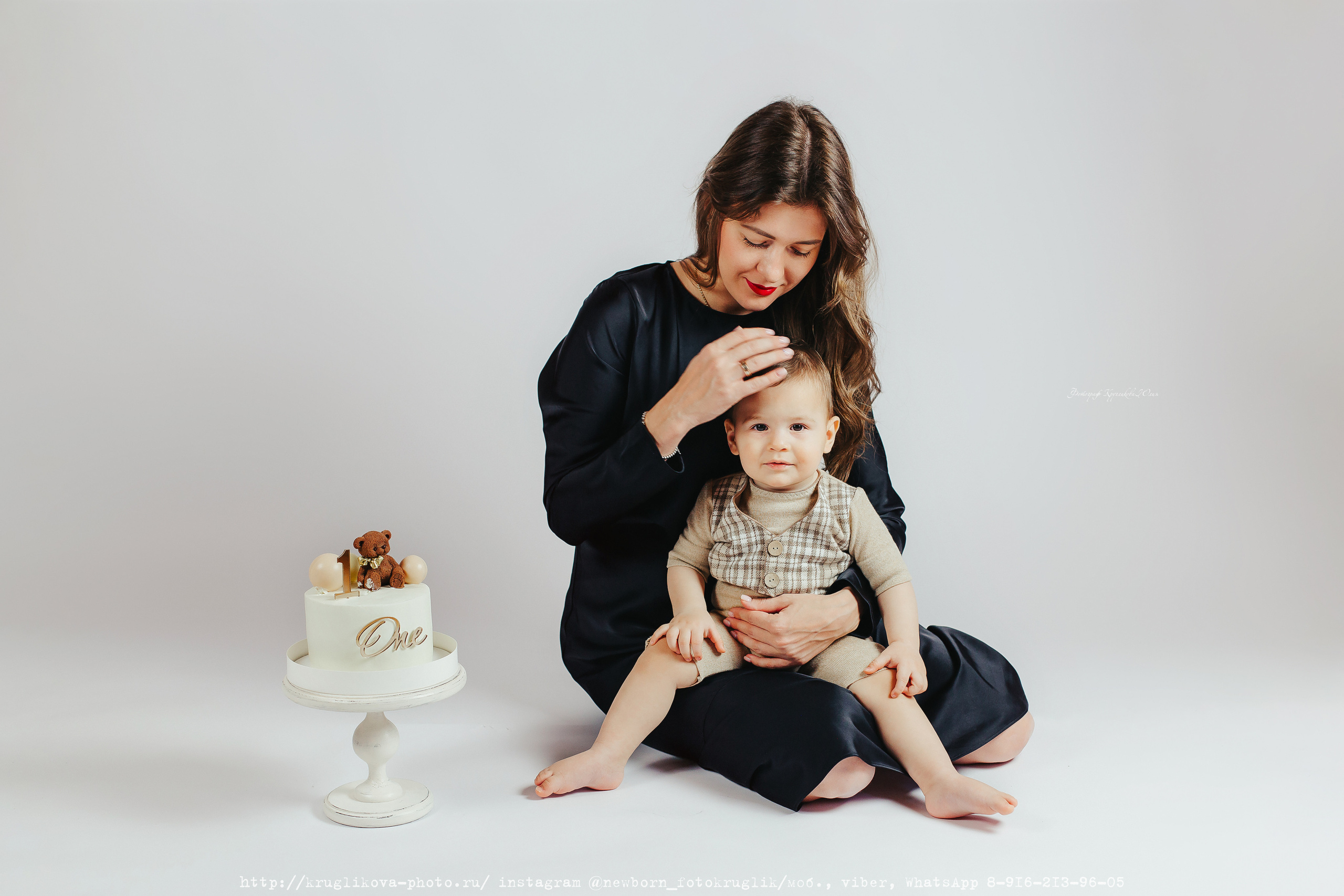 Первый день рождения в минимализме. Фотограф новорожденных и детский в Сергиевом Посаде Кругликова Юлия