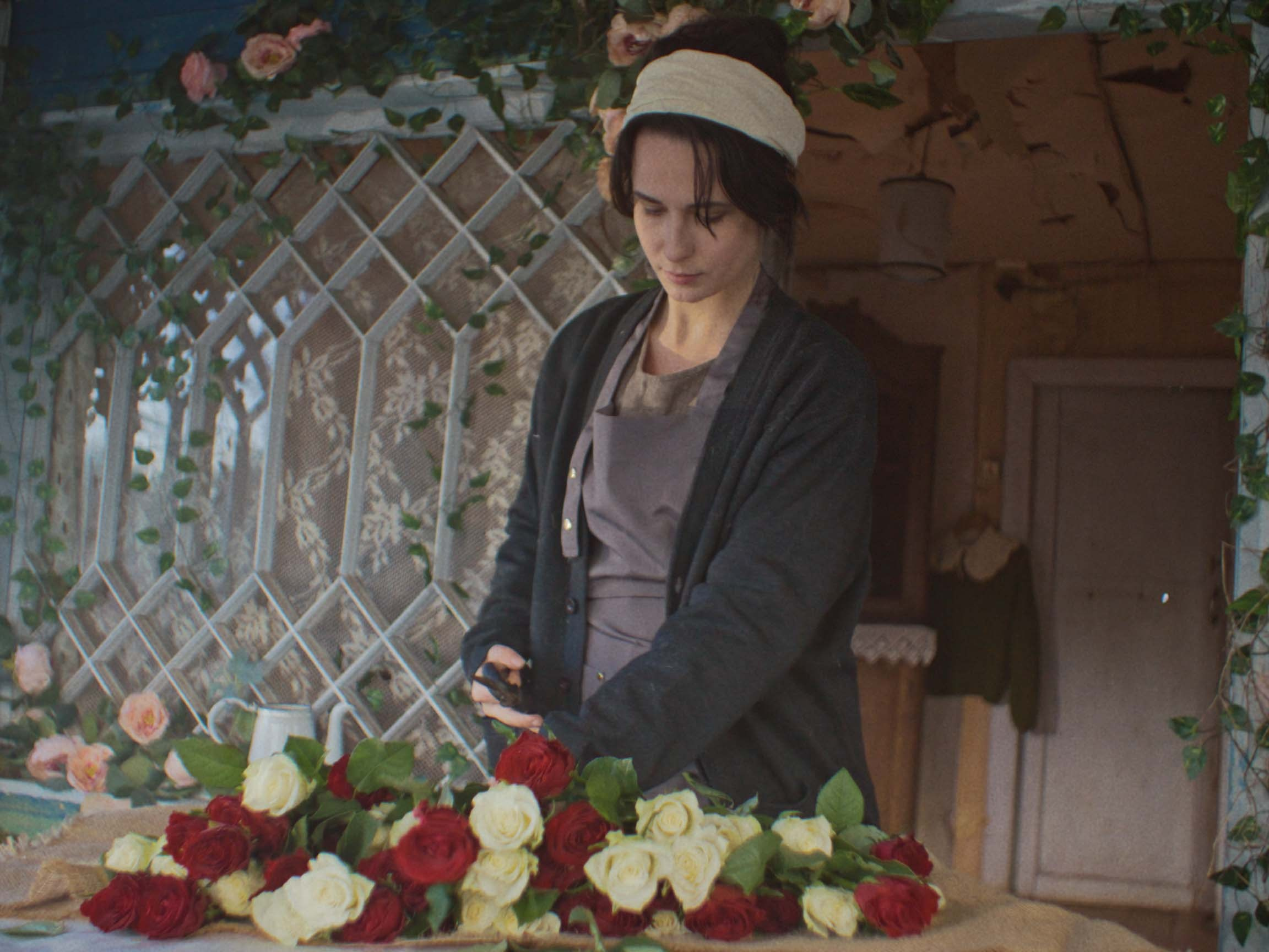 Розы Анны. Цветокоррекция видео