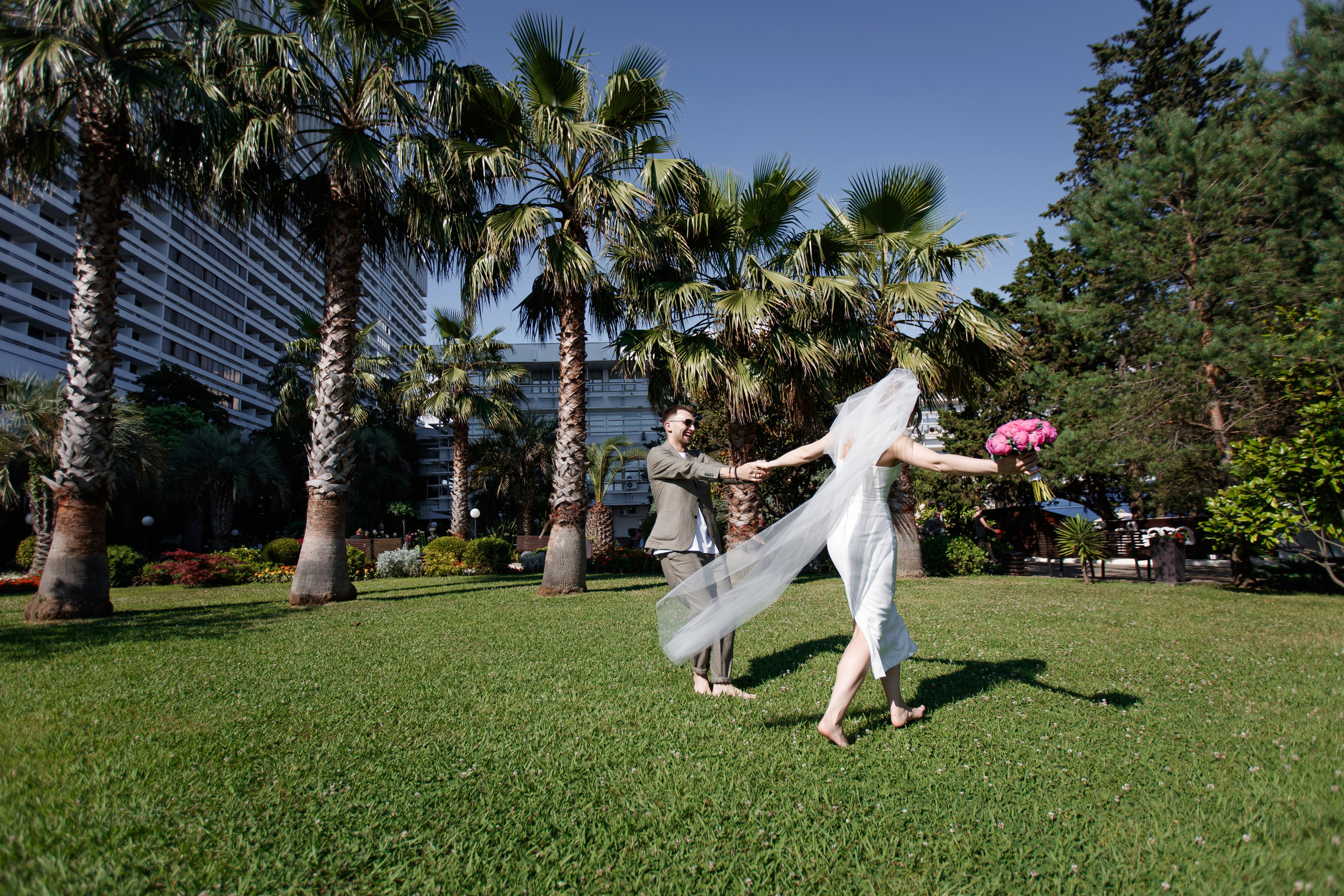 Фотосъемка  свадьбы с Сочи в отеле Жемчужина. Фотосессии в отеле Жемчужина