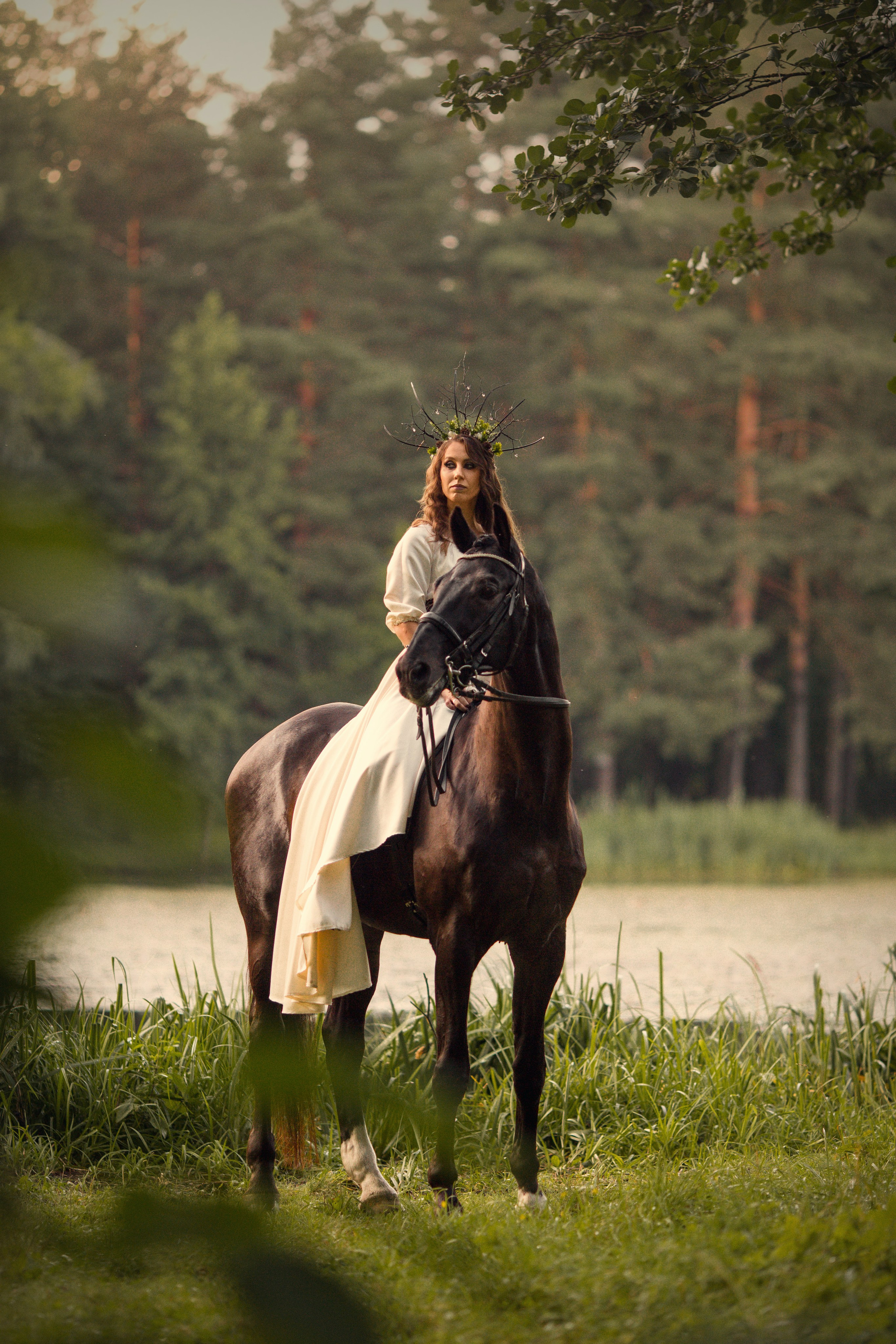 Фотосессия с лошадью в парке СПб