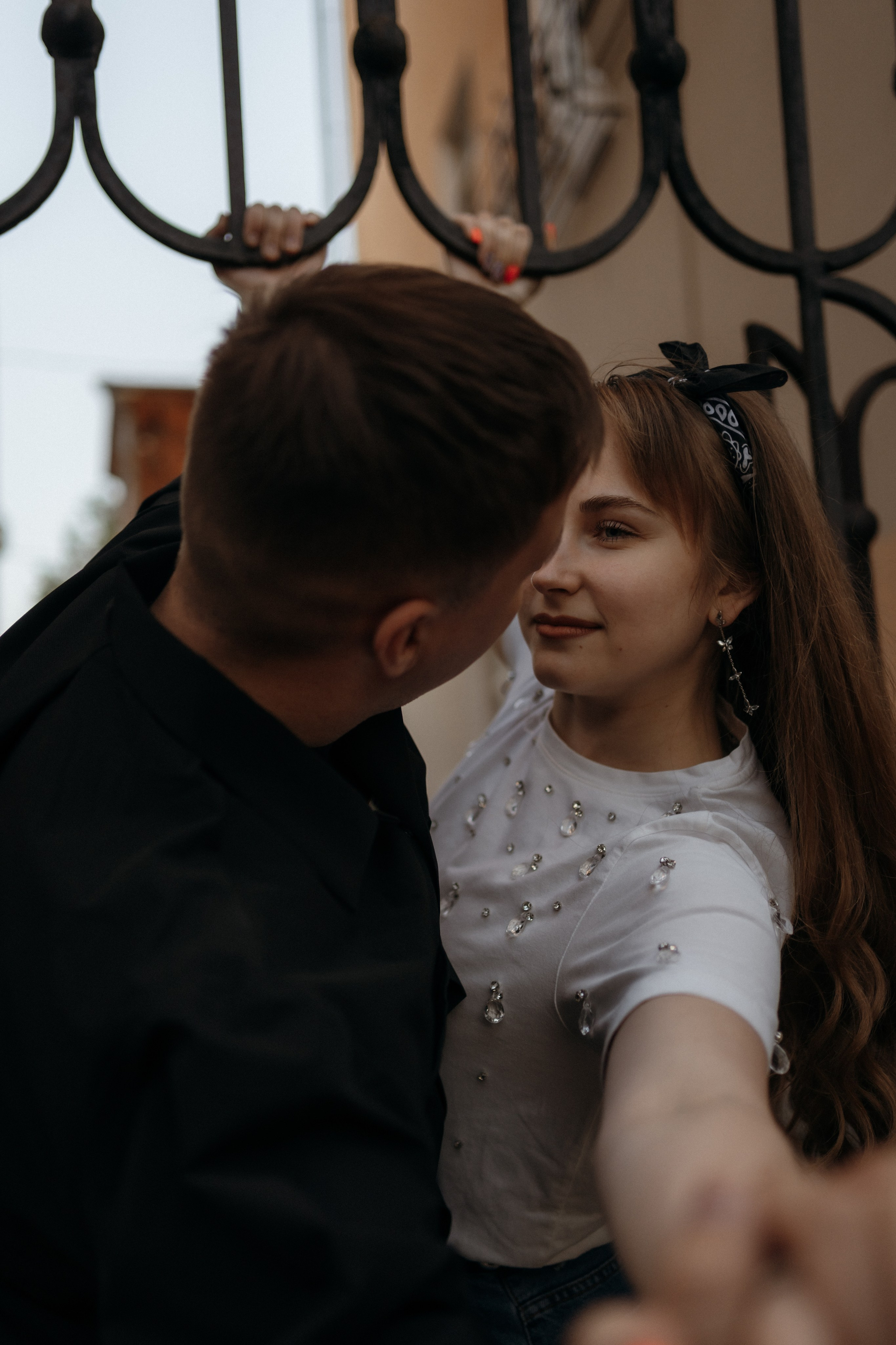 Парная уличная фотосессия в Архангельске. Портретный и свадебный фотограф в Архангельске Елизавета Стрекаловская