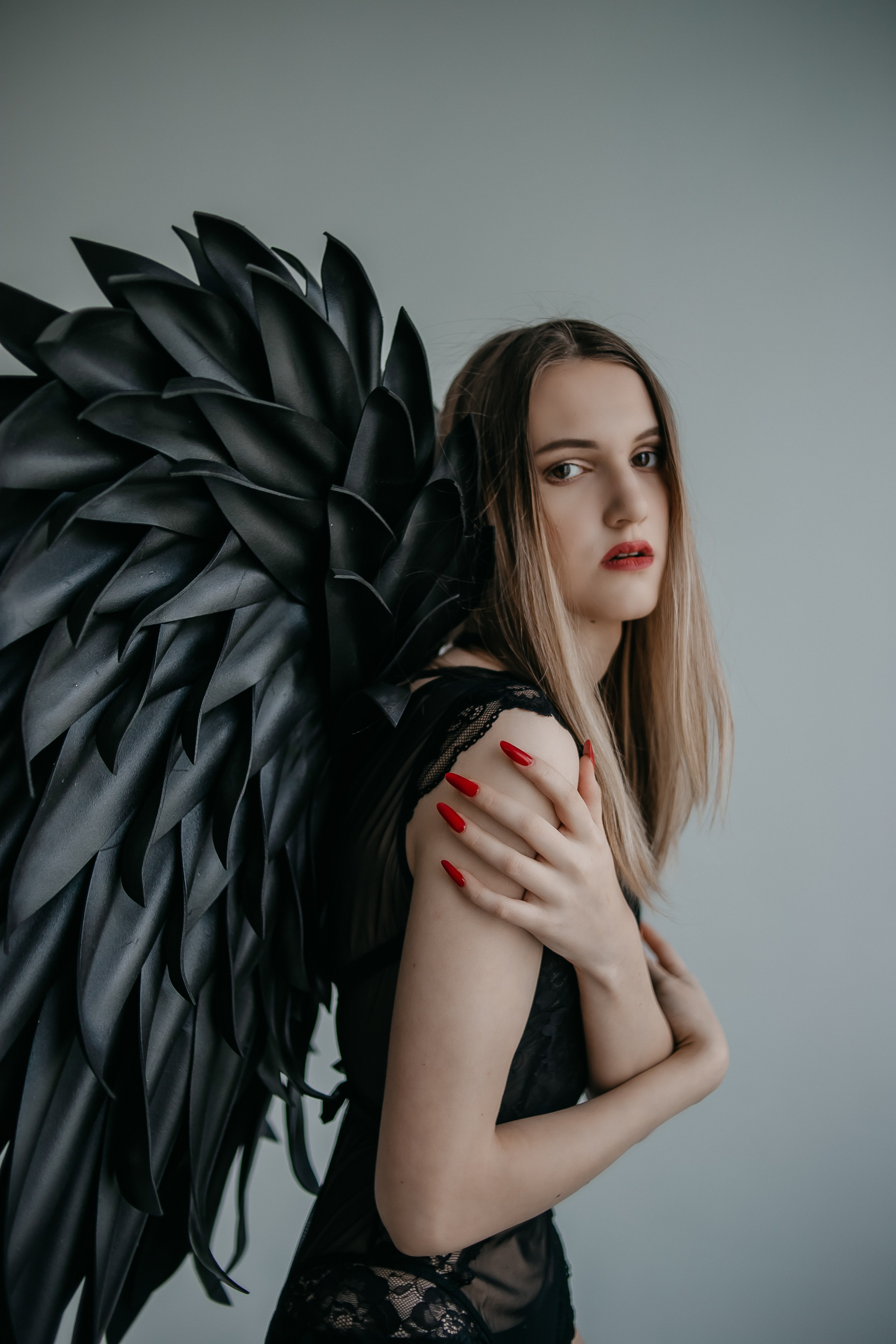 Татьяна. Черный ангел. Фотограф Регина Крикунова г. Красноярск