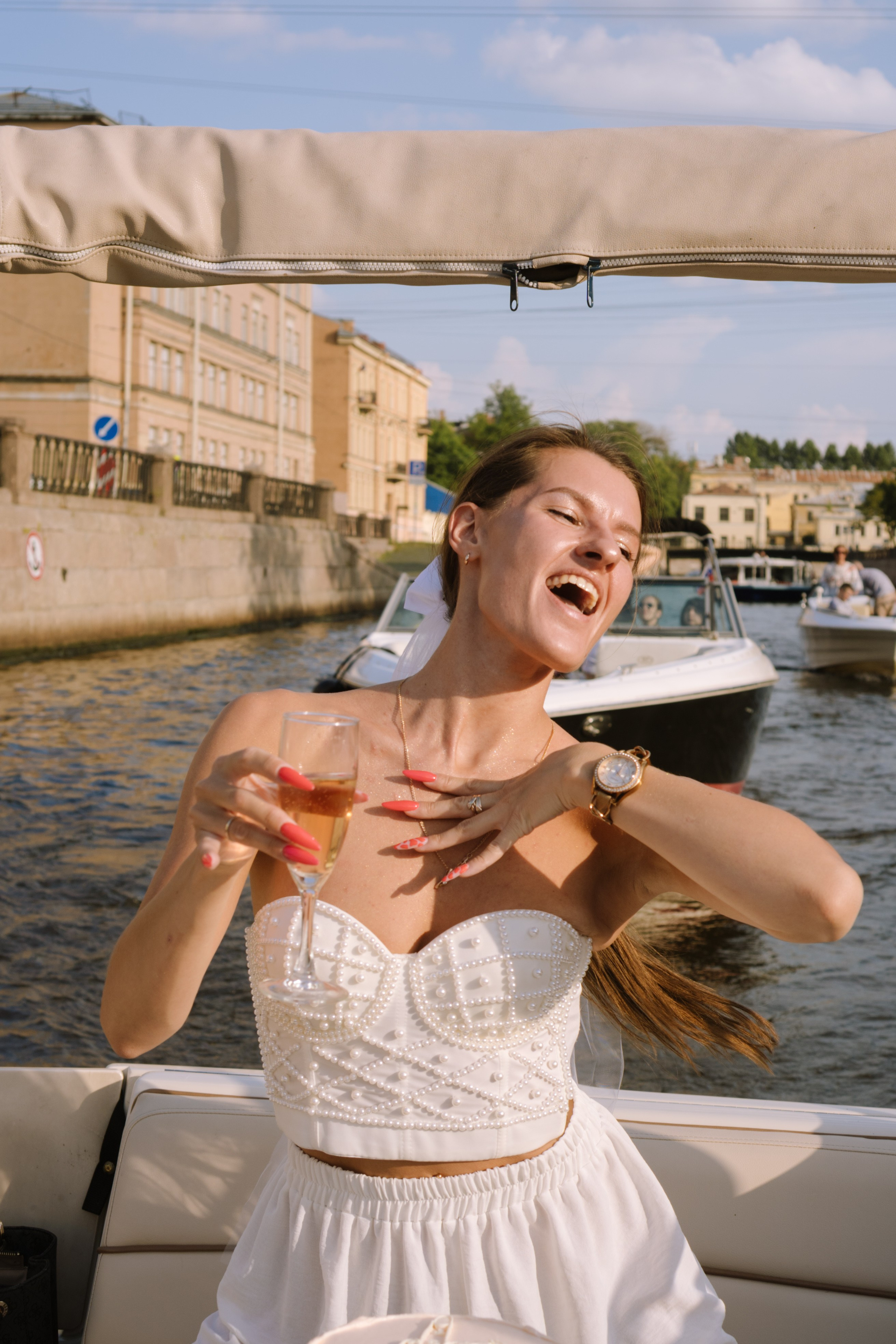 ДЕВИЧНИК НА КАТЕРЕ. Профессиональный фотограф, Санкт-Петербург — Виктория Богомолова