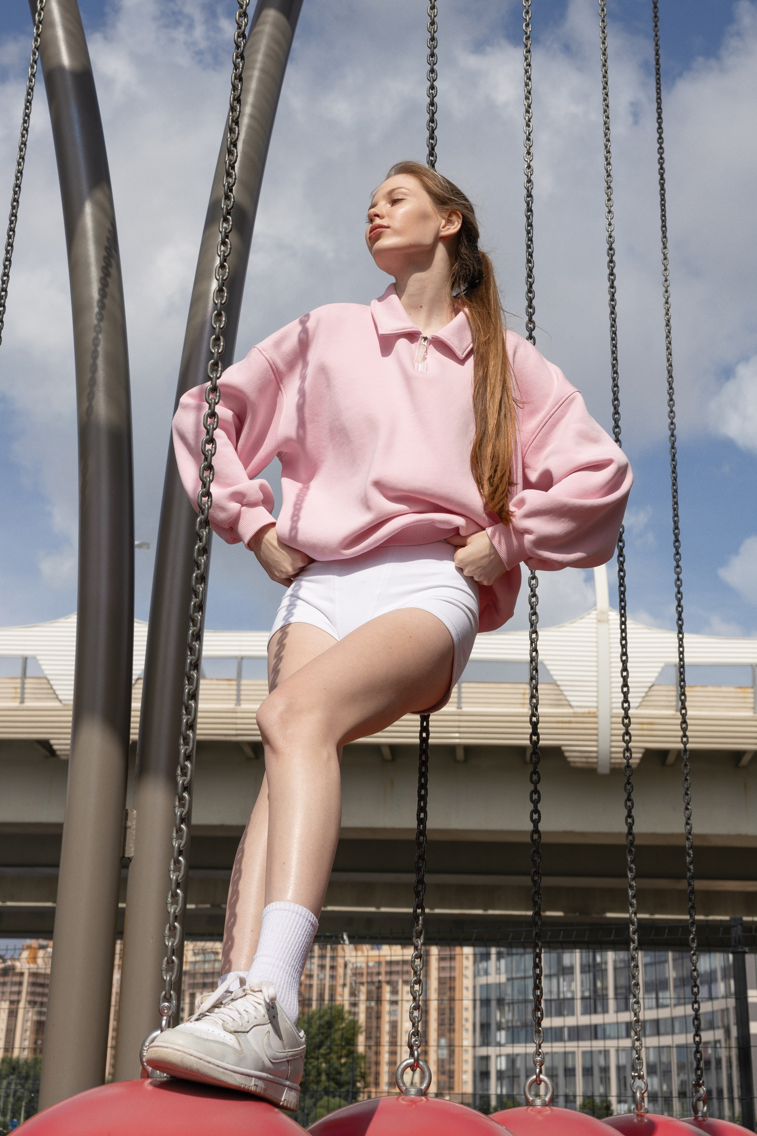 Летняя фотопрогулка в спортивном стиле. Фотограф в Санкт-Петербурге Вагнер Юлия