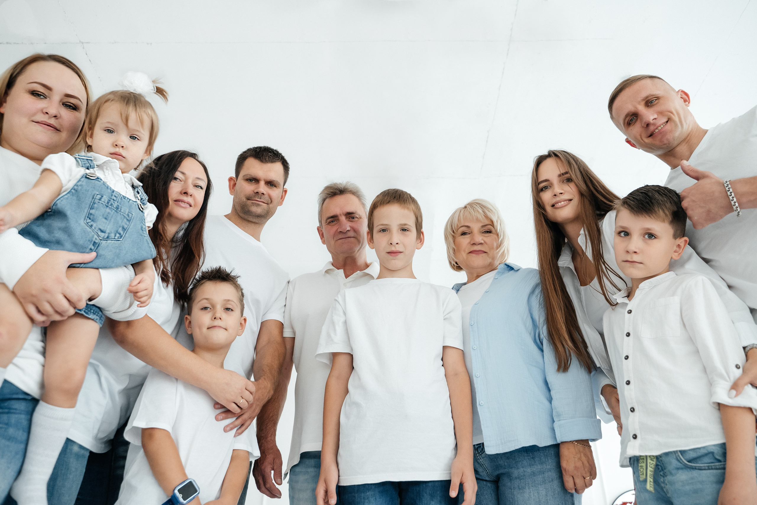 Съёмка большой семьи. Семейный фотограф в Минске Дарья Дреко