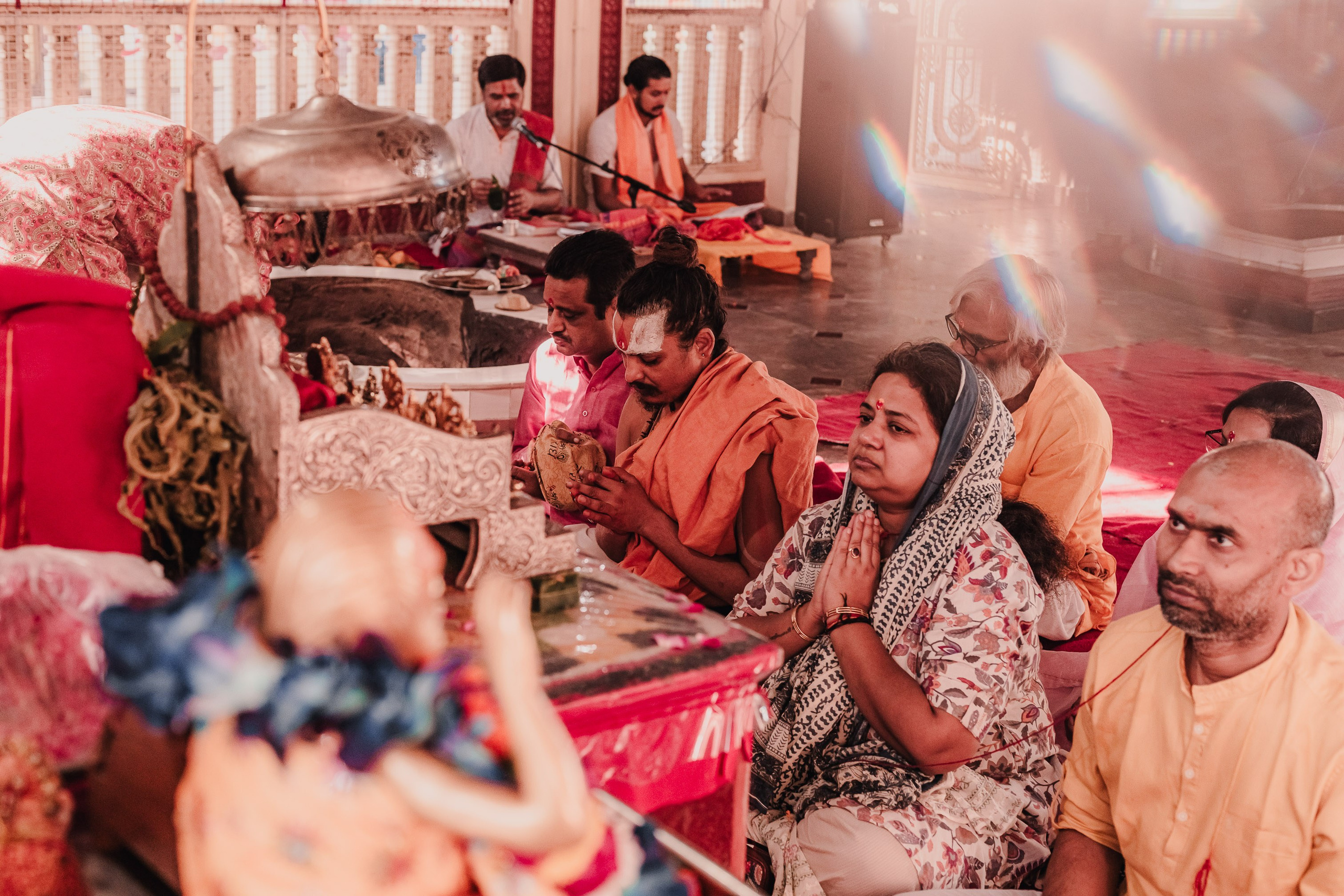 Lakshmi pooja in India. Mariam Bagdasaryan