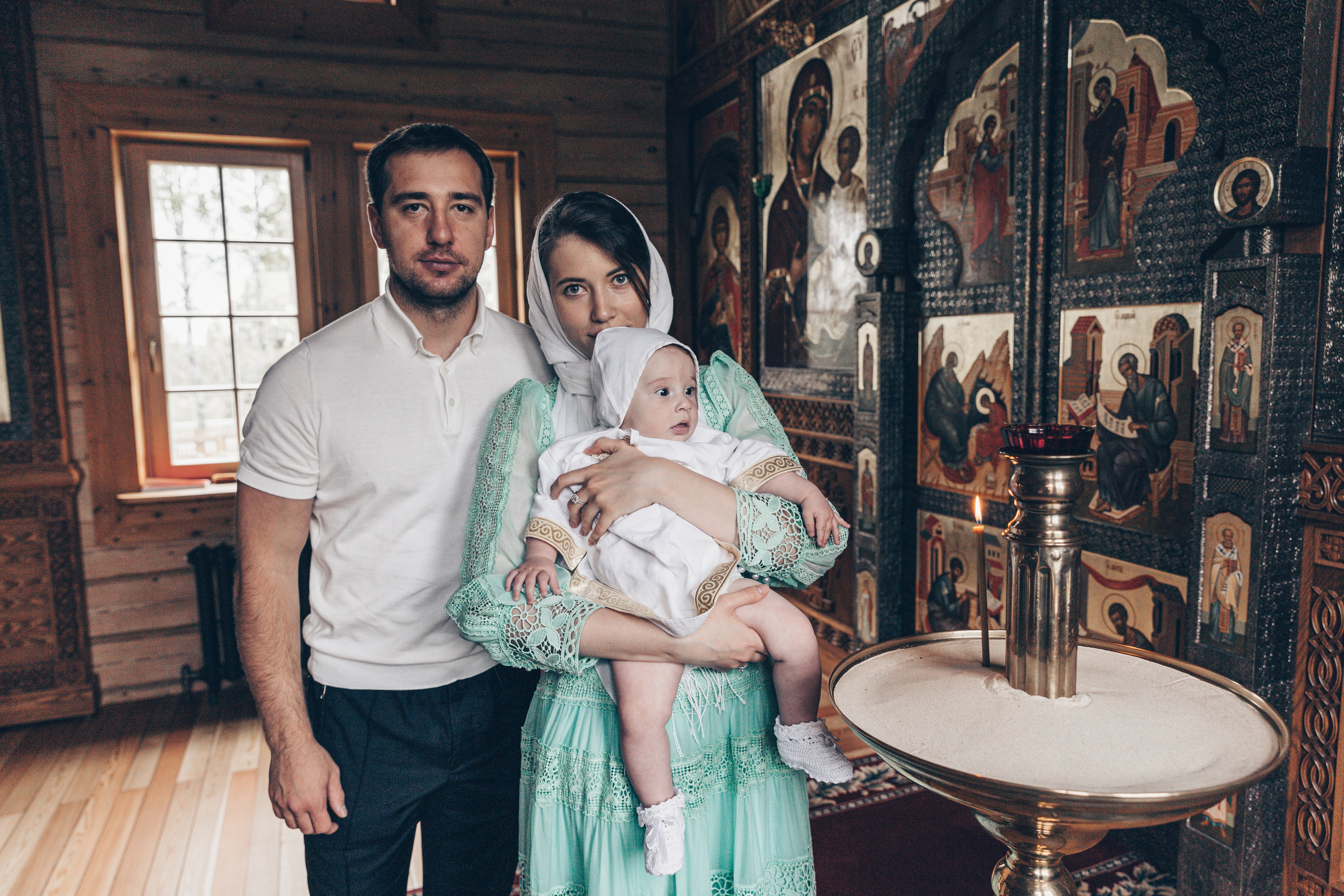 Крещение Леона. Свадебный и Семейный фотограф в Москве и Сочи Таня Михей