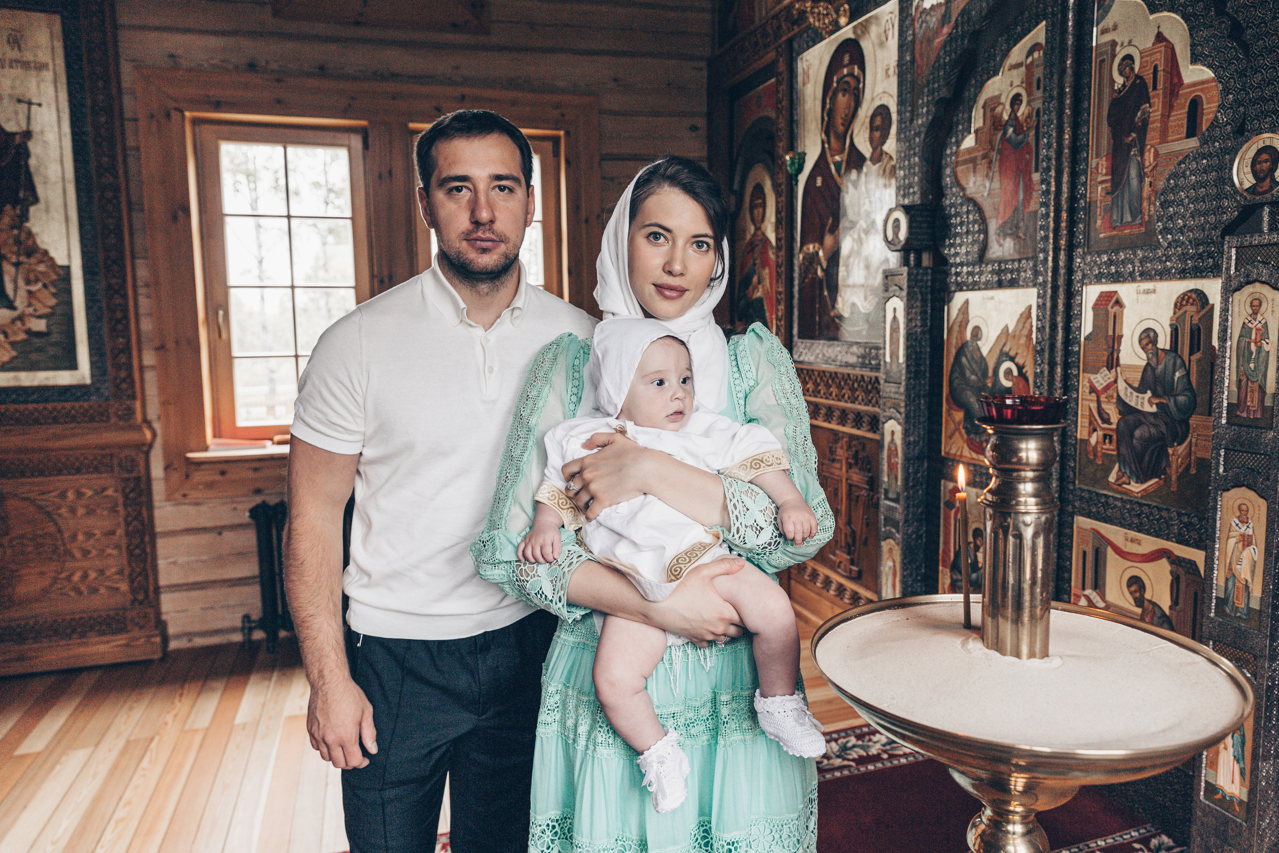 Крещение Леона. Свадебный и Семейный фотограф в Москве и Сочи Таня Михей