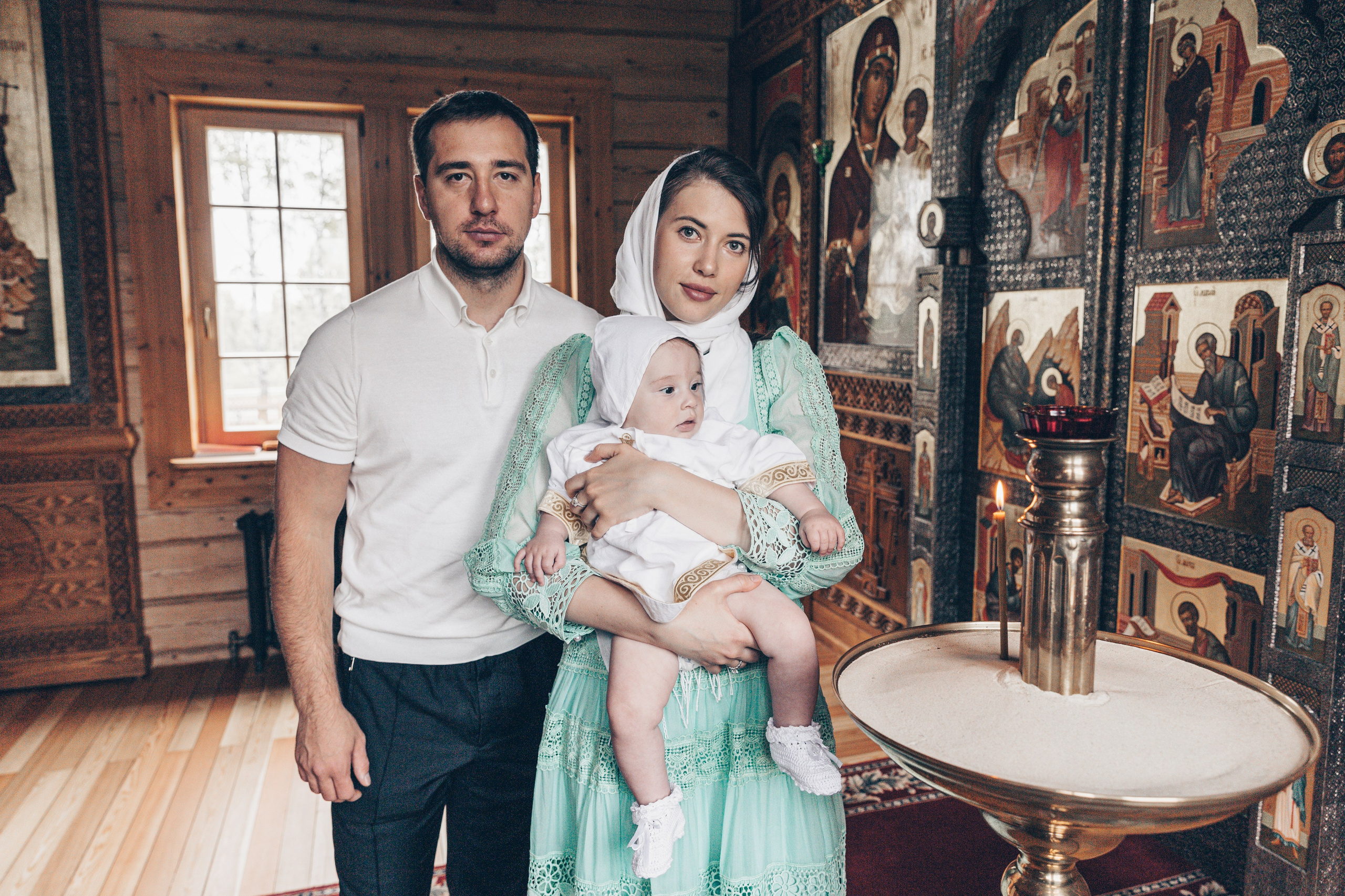Крещение Леона. Свадебный и Семейный фотограф в Москве и Сочи Таня Михей