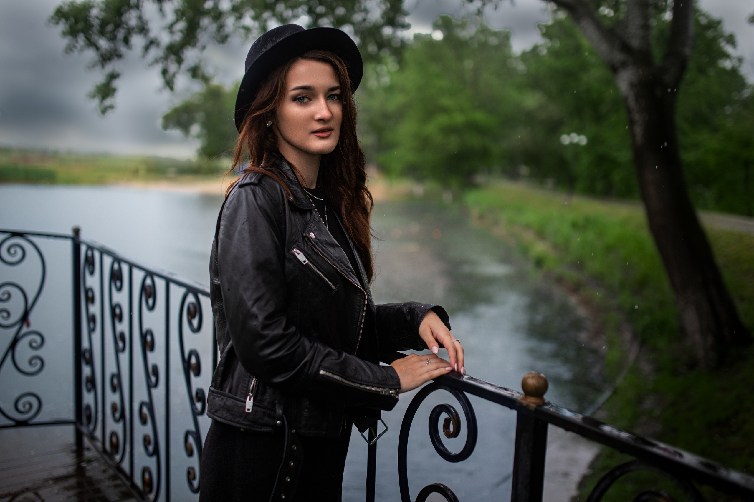 Весенняя съемка с Анастасией в дождь для «себя»